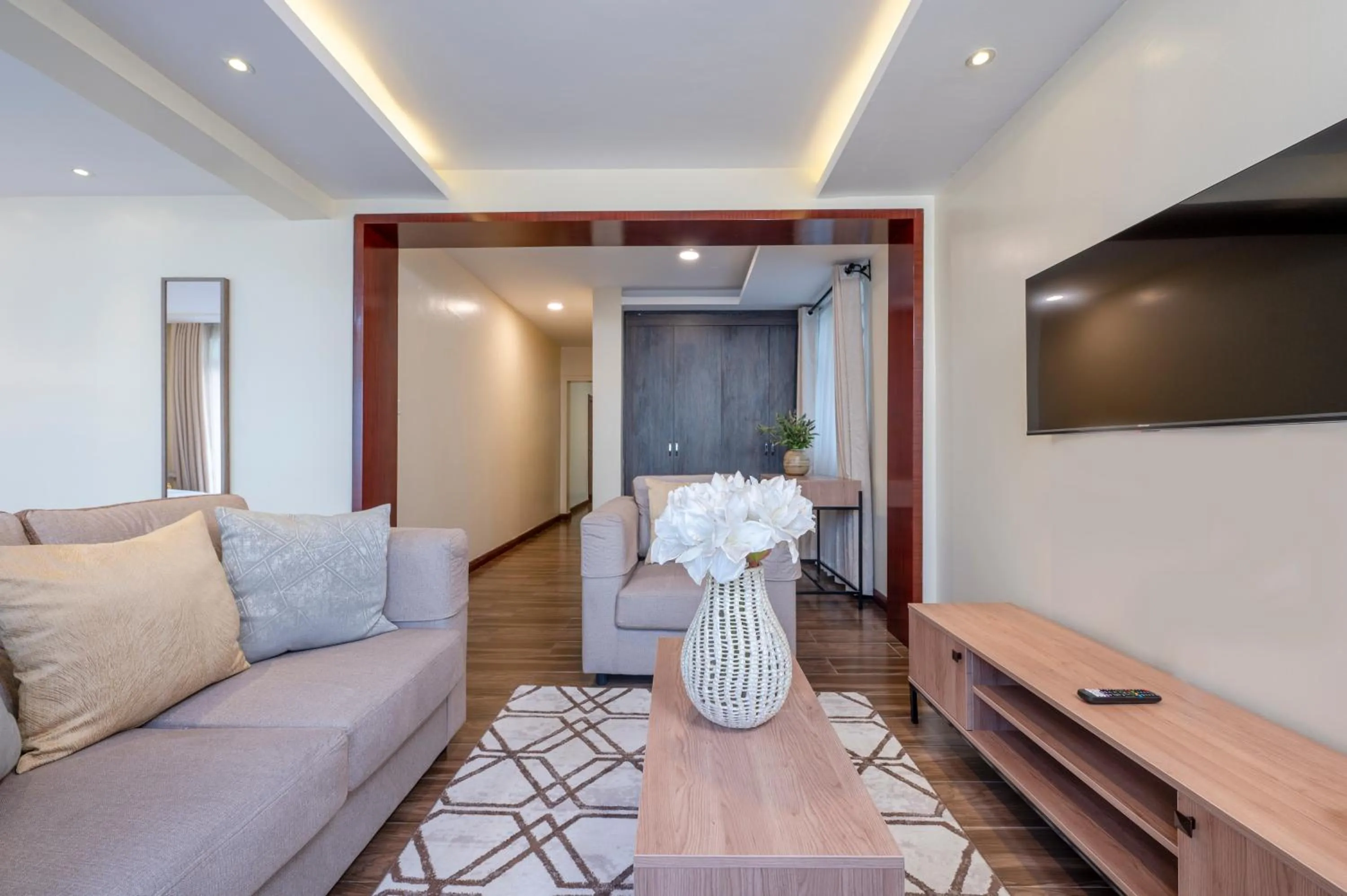 Living room in Roma Court Serviced Apartments