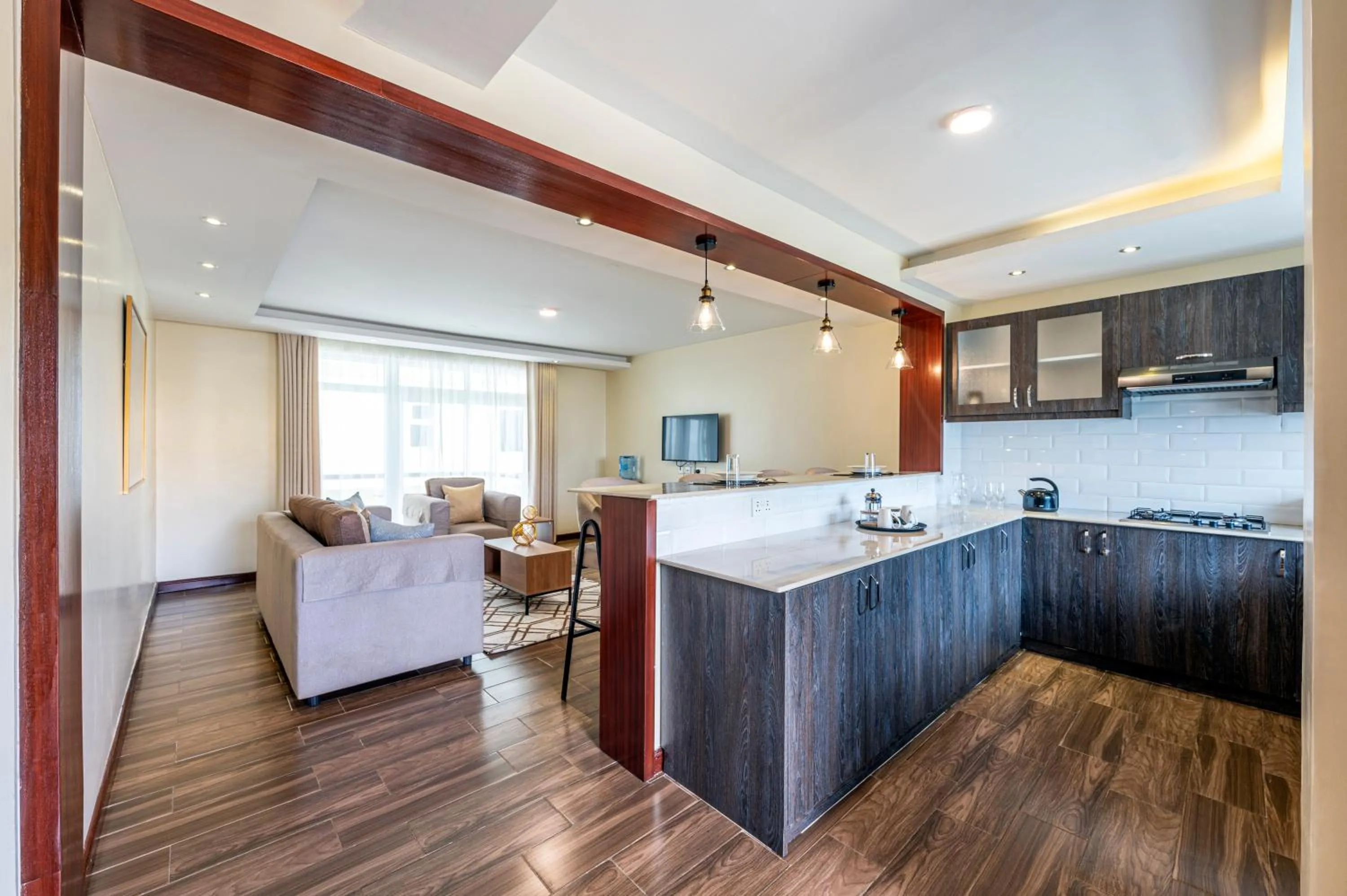 Kitchen or kitchenette in Roma Court Serviced Apartments