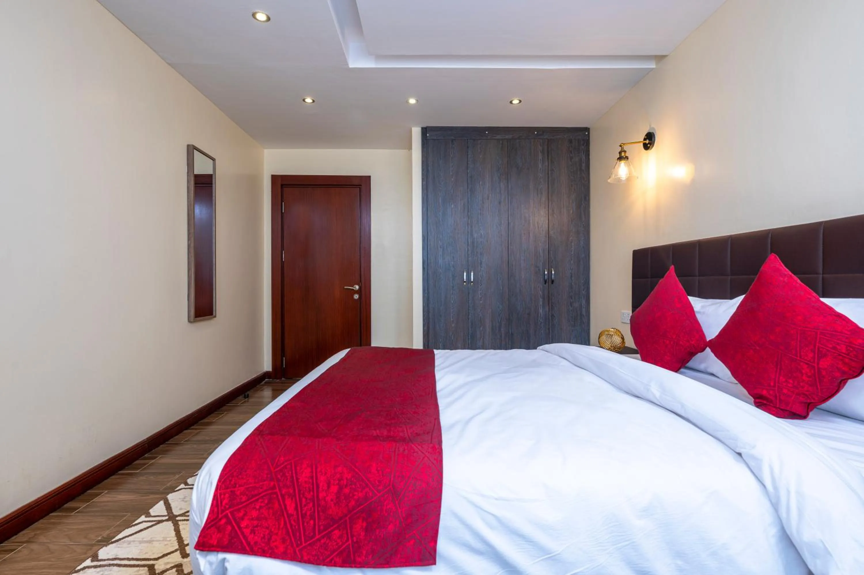 Bedroom, Bed in Roma Court Serviced Apartments