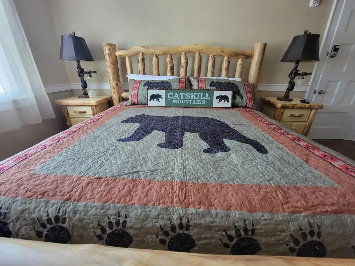 Bed in The Hidden Inn