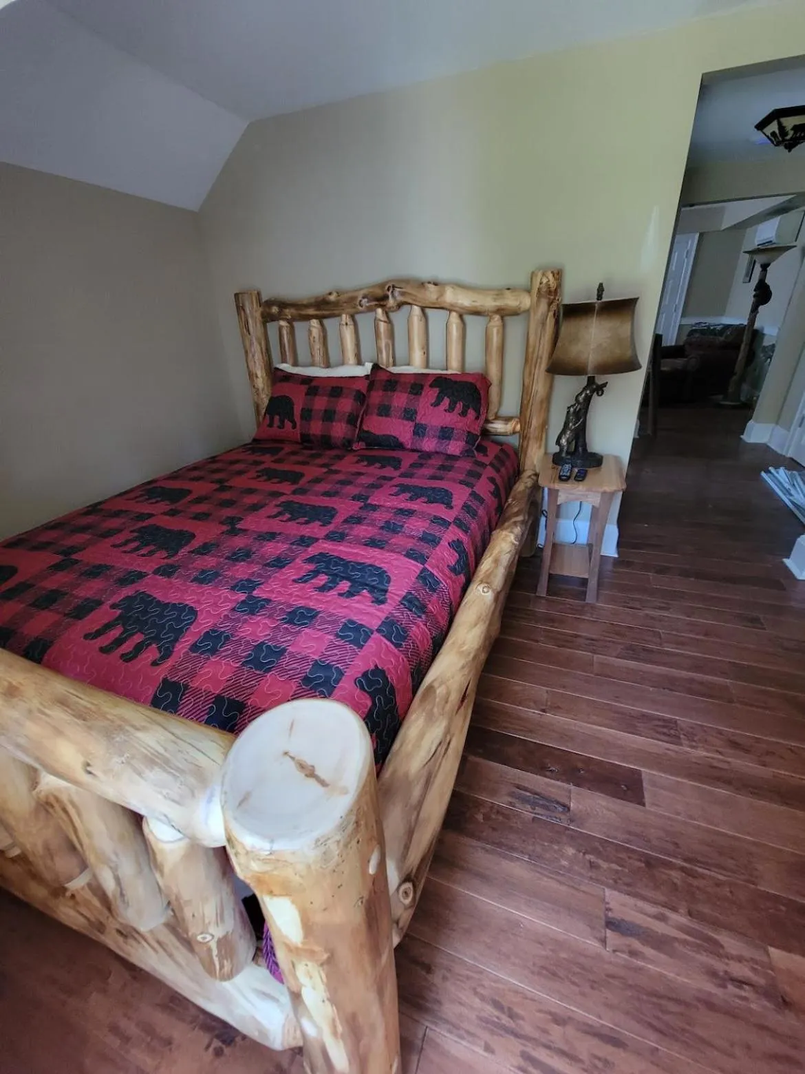 Bed in The Hidden Inn