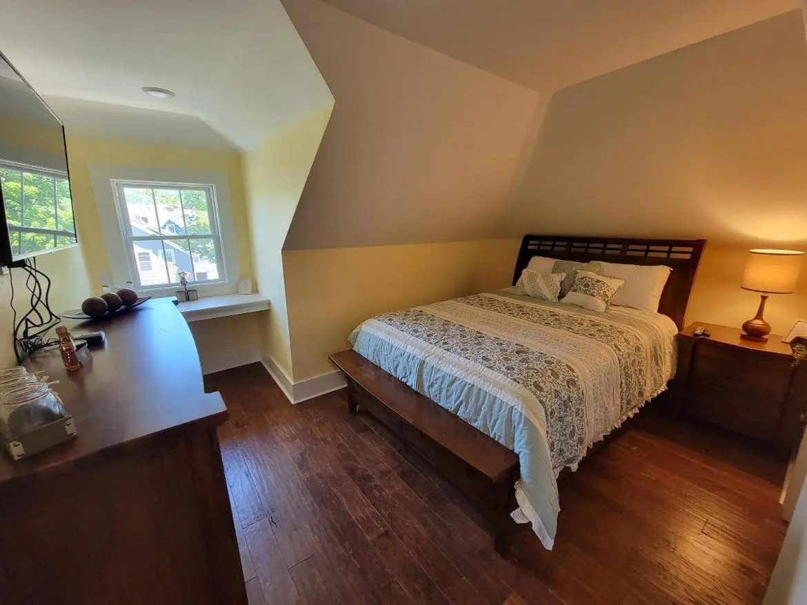 Bed in The Hidden Inn