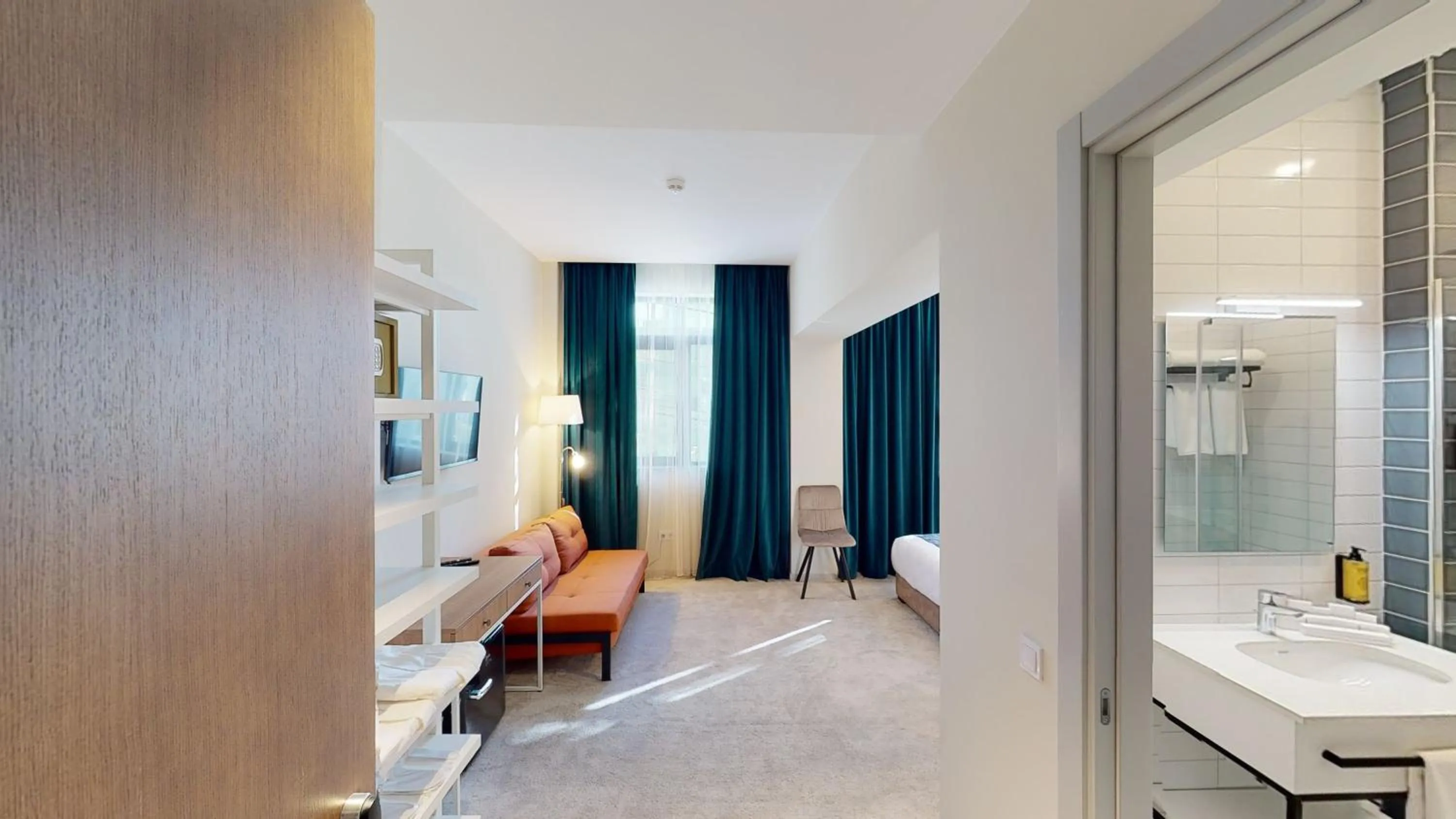 Seating area in EPIGRAPH Design Hotel