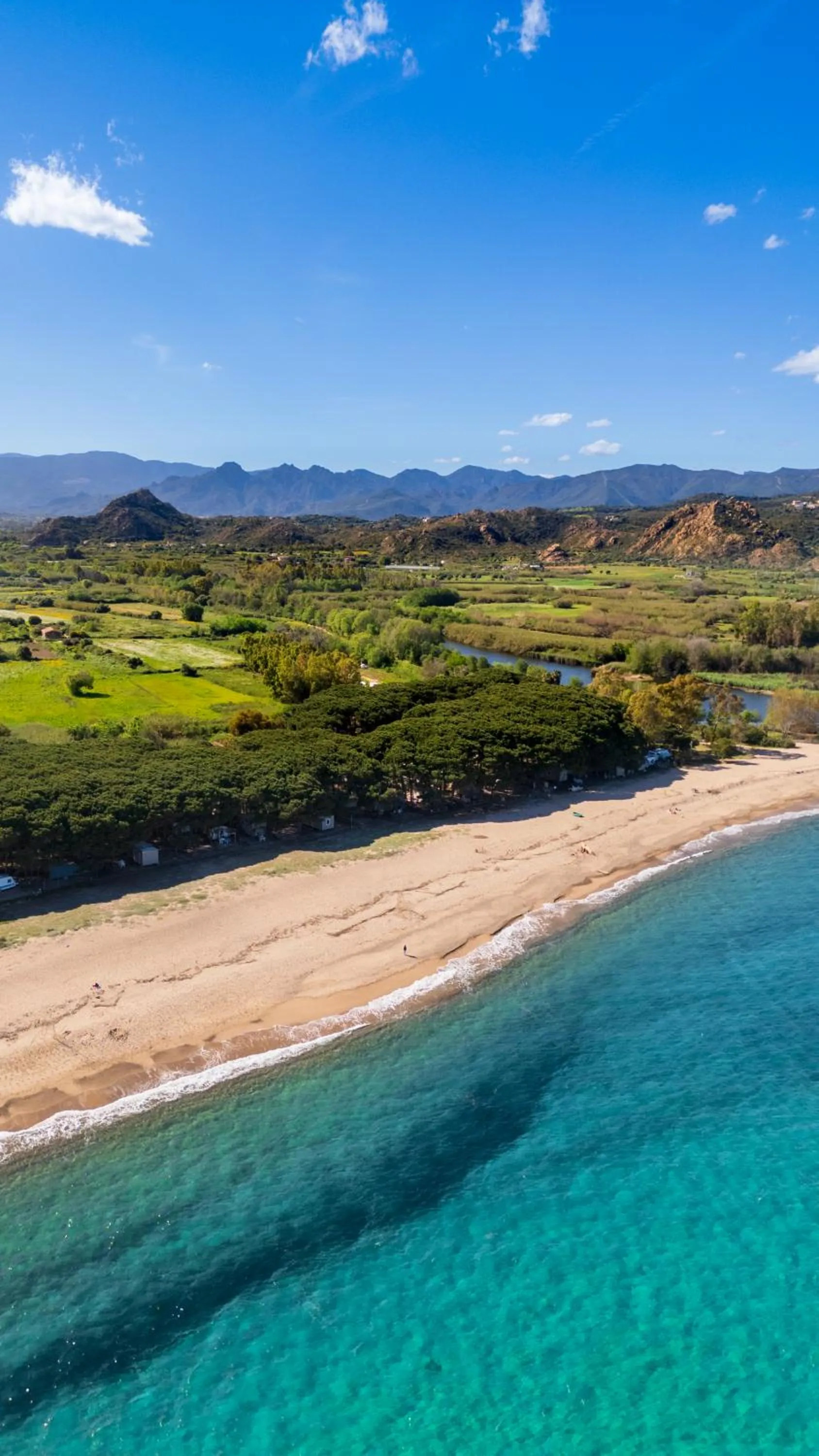 Bird's eye view in Camping&Village Le Cernie