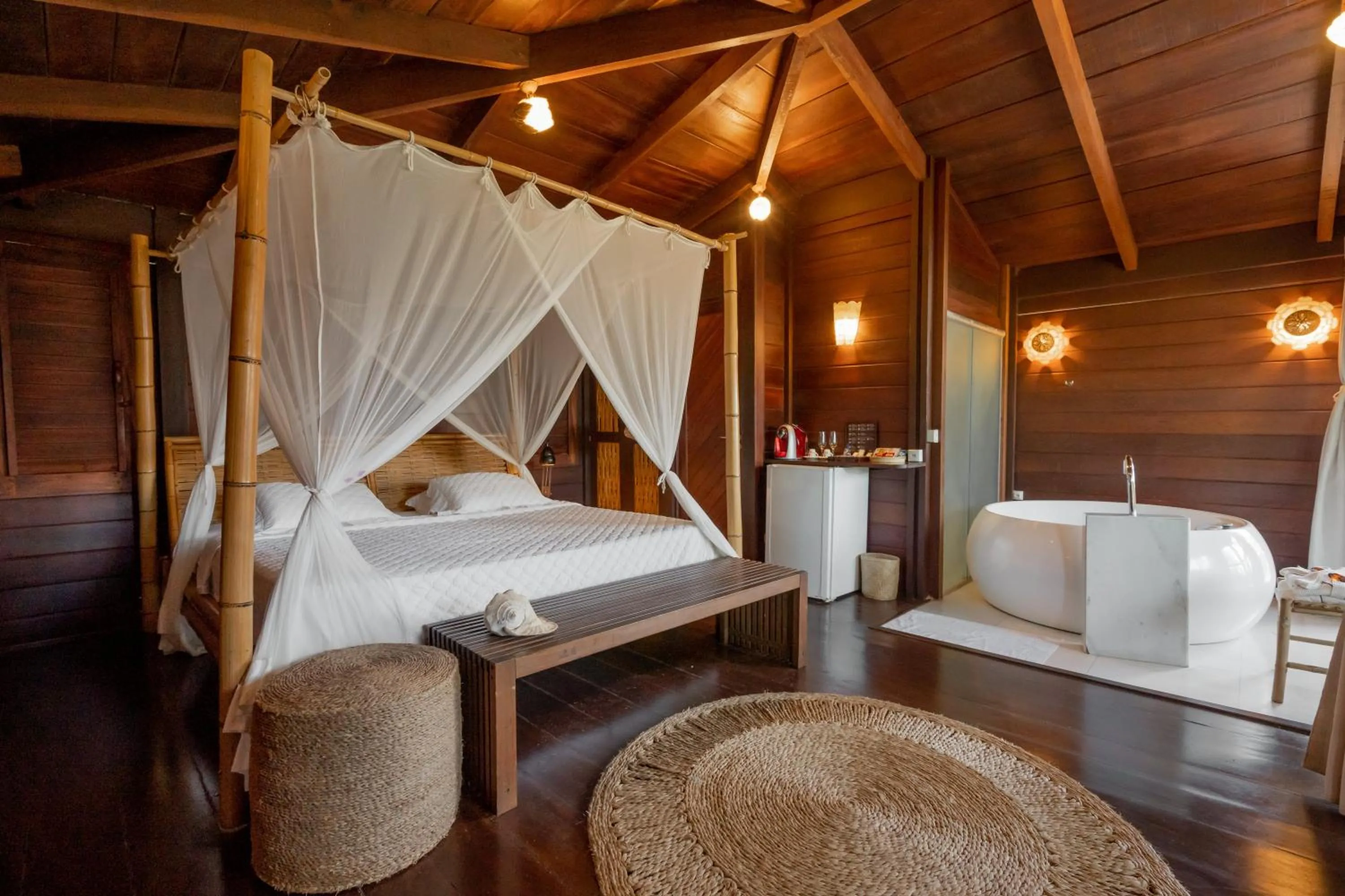 Bed in Villa Mango