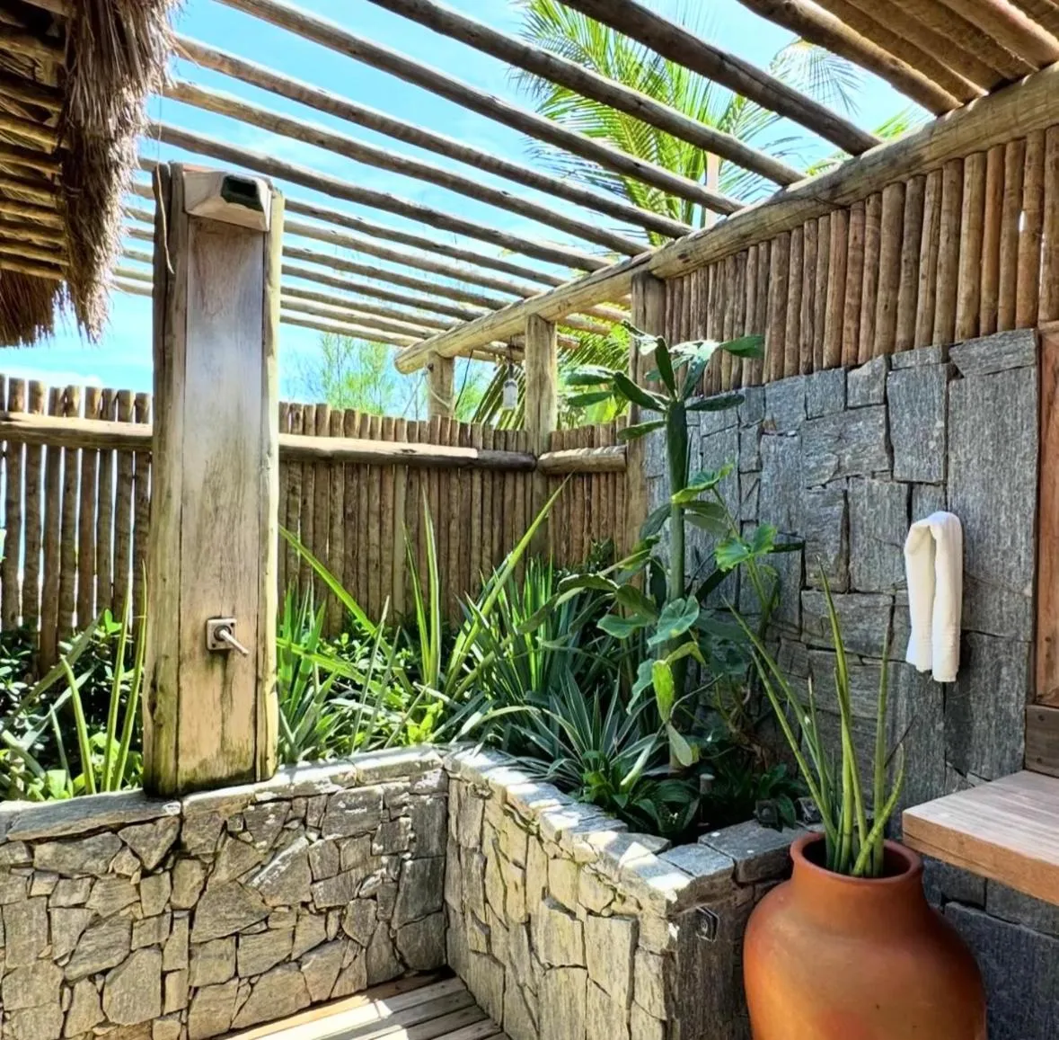 Shower in Villa Mango