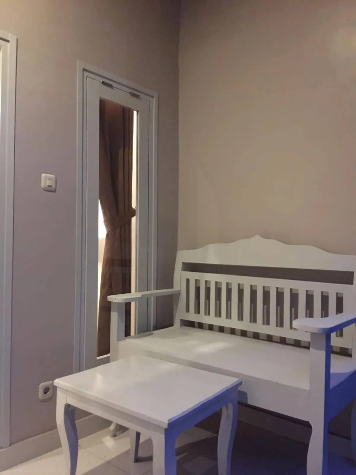 Seating area, Bed in Follow Your Dreams Gili Air