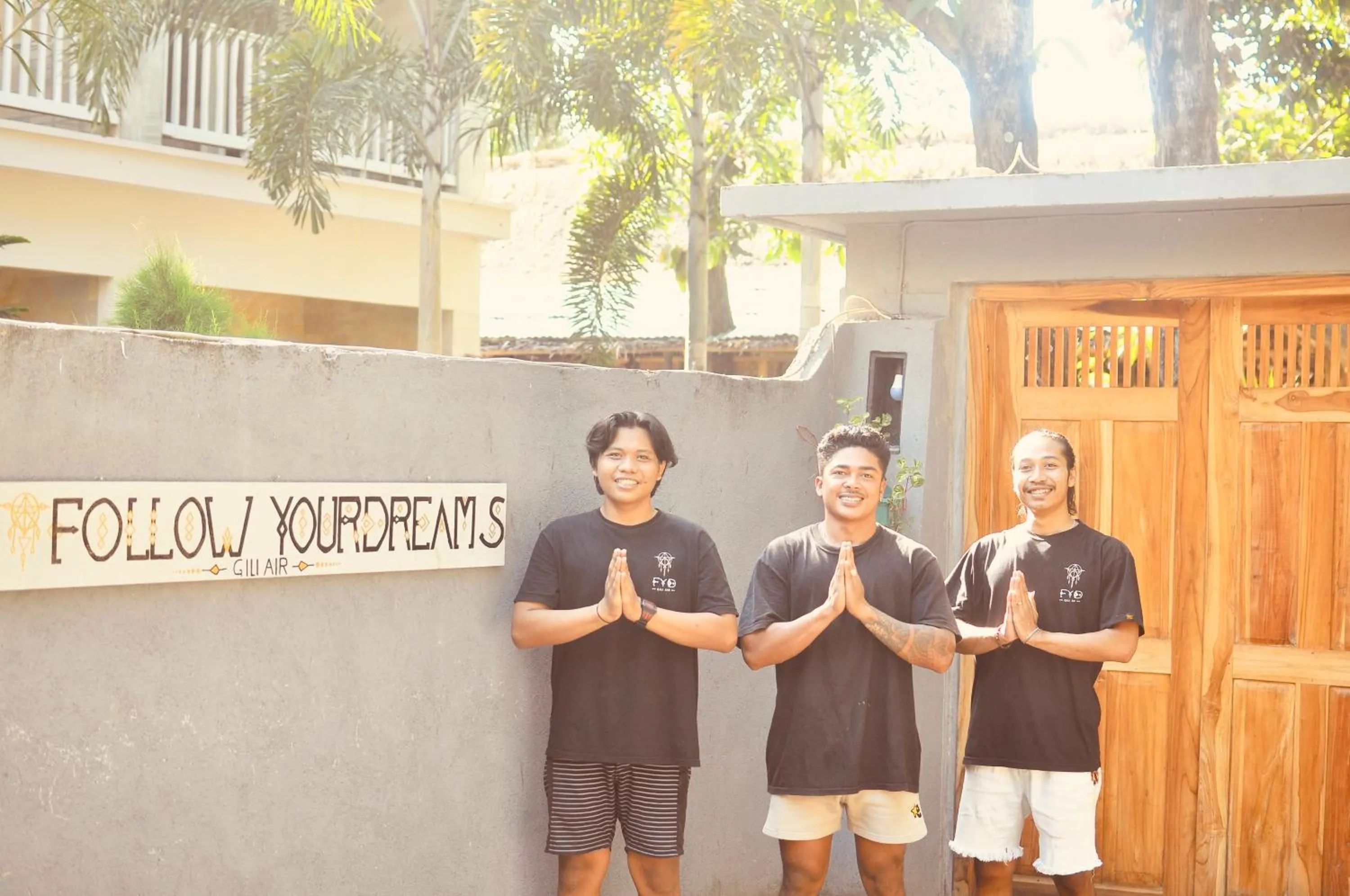 Facade/entrance in Follow Your Dreams Gili Air