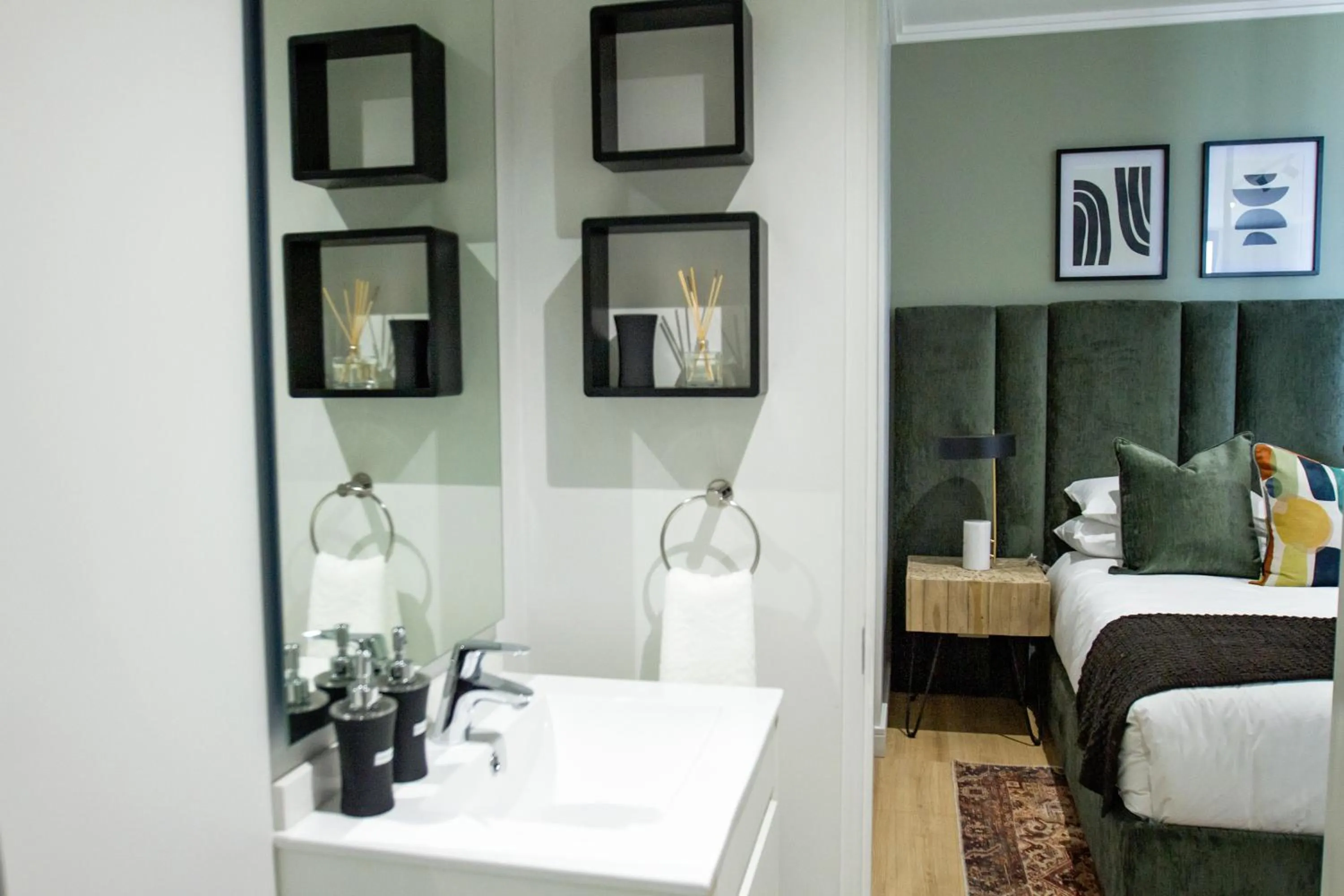 Bed in Executive Apartment at Ellipse Waterfall