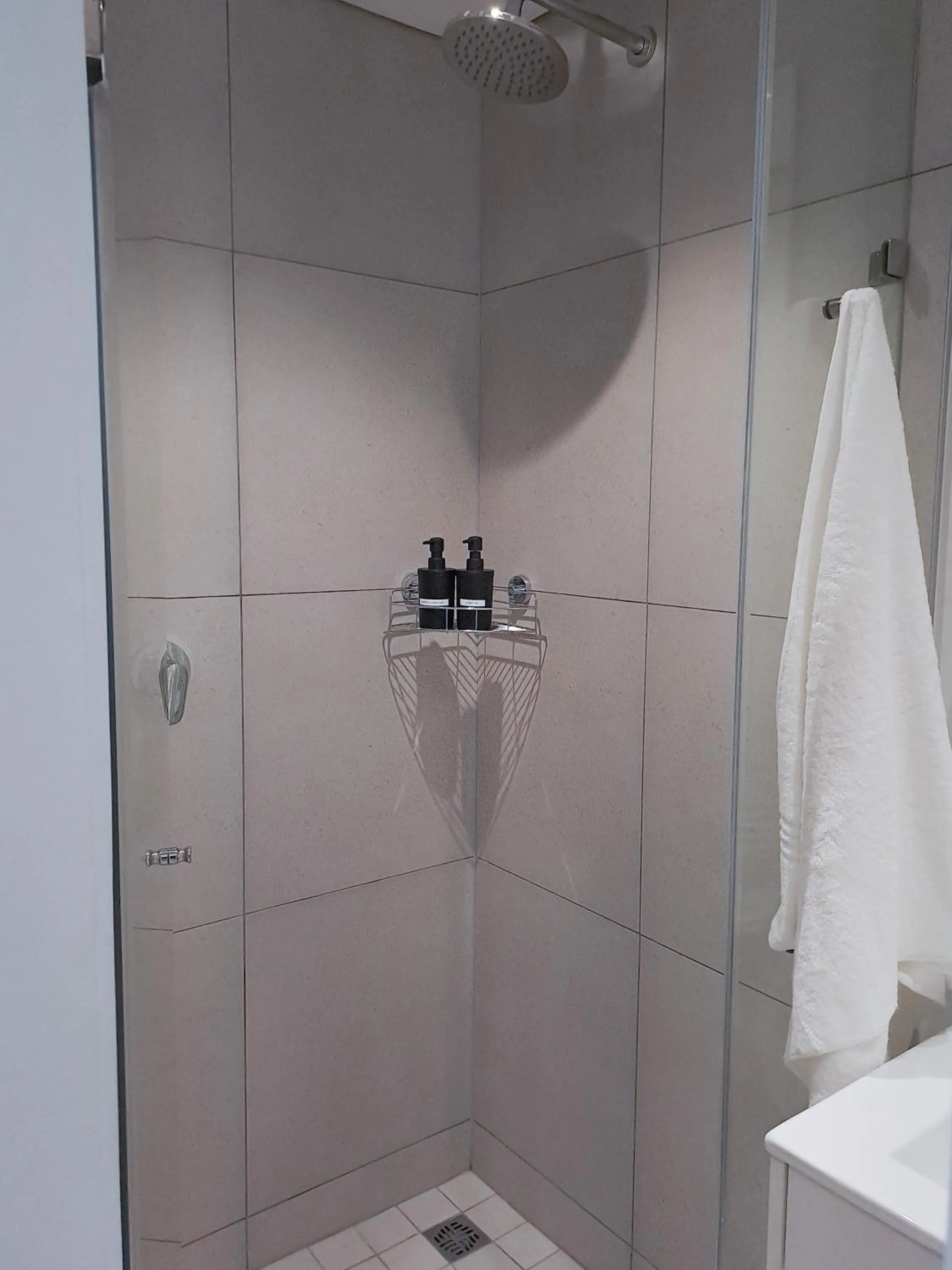 Shower in Executive Apartment at Ellipse Waterfall