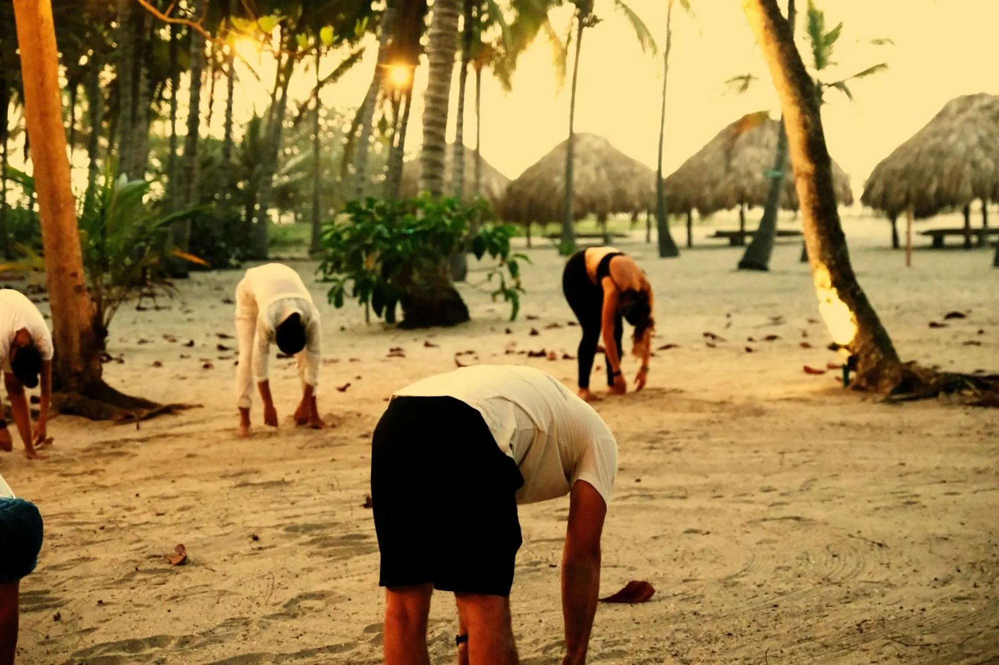 group of guests in Santuario Playa Bonita