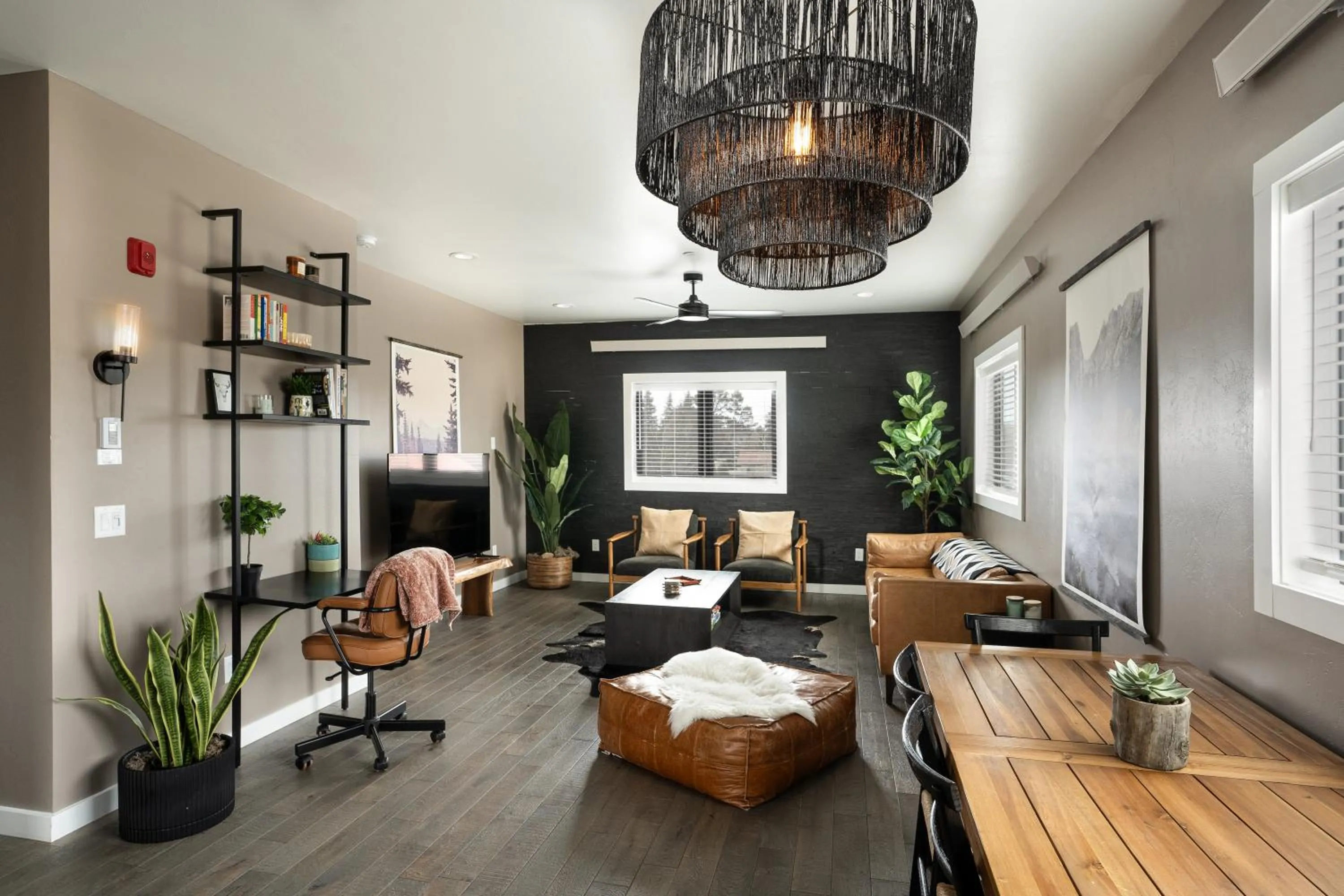 Living room in Wallace BNB