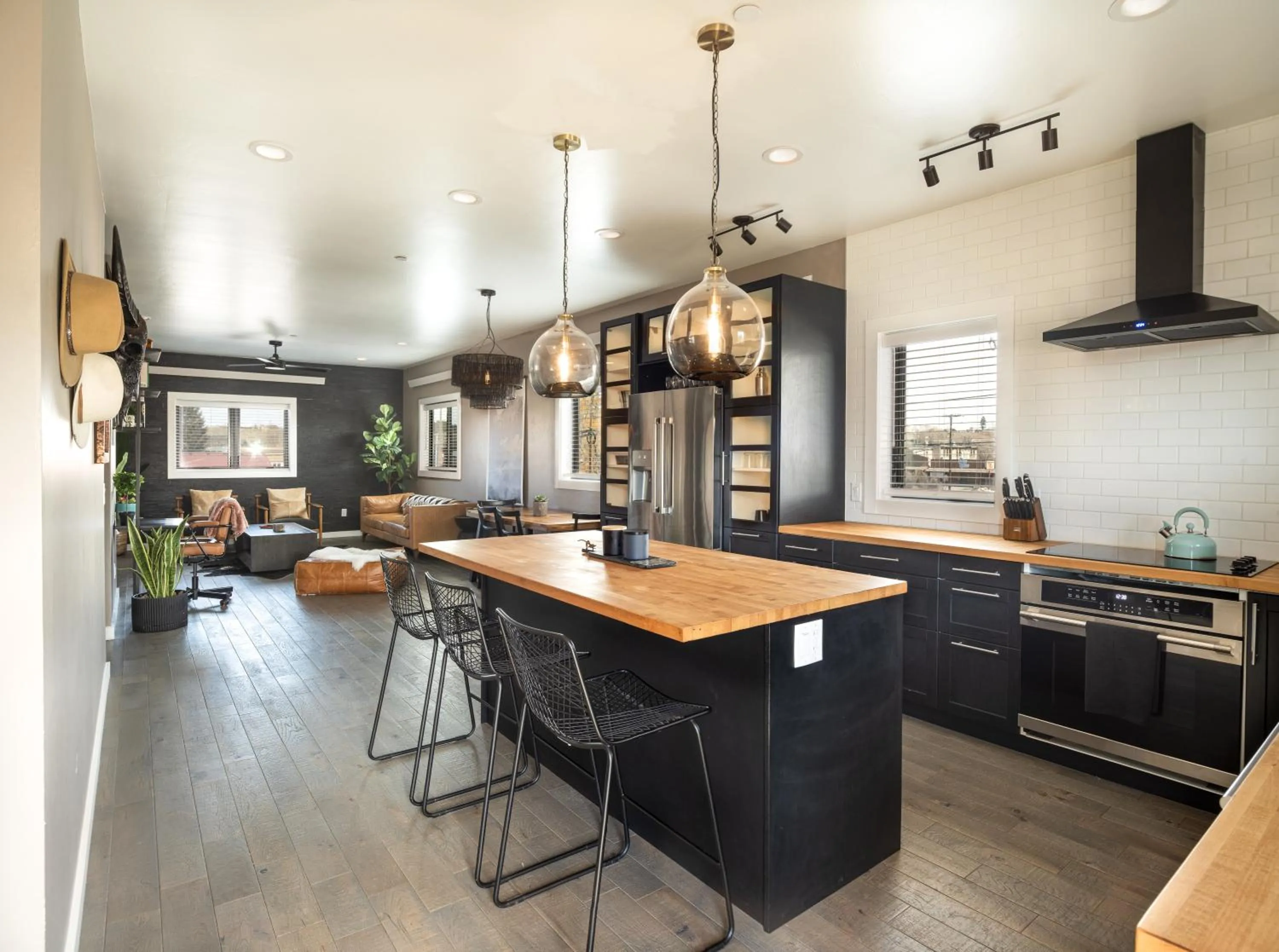 Living room in Wallace BNB