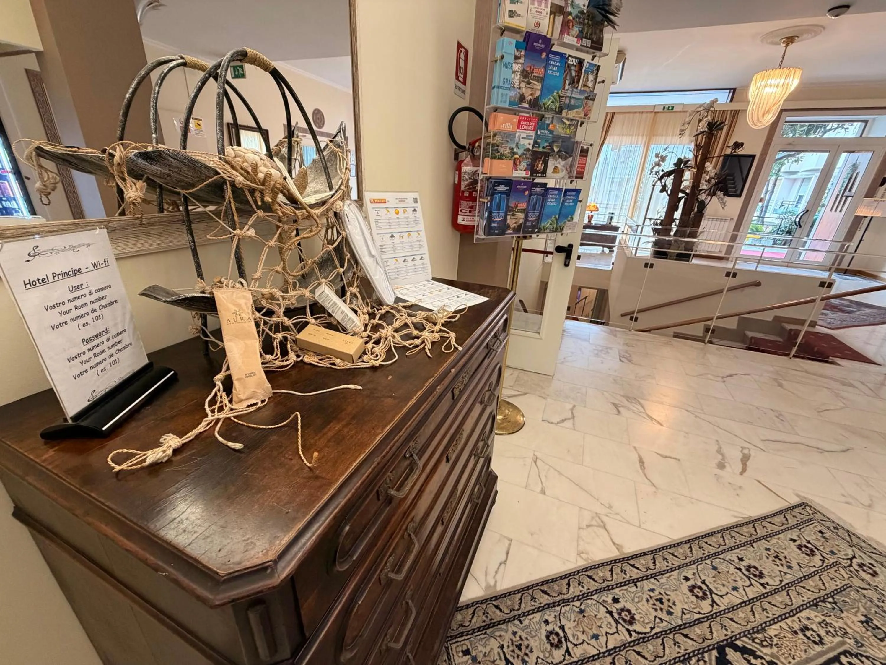 Lobby or reception in Hotel Principe