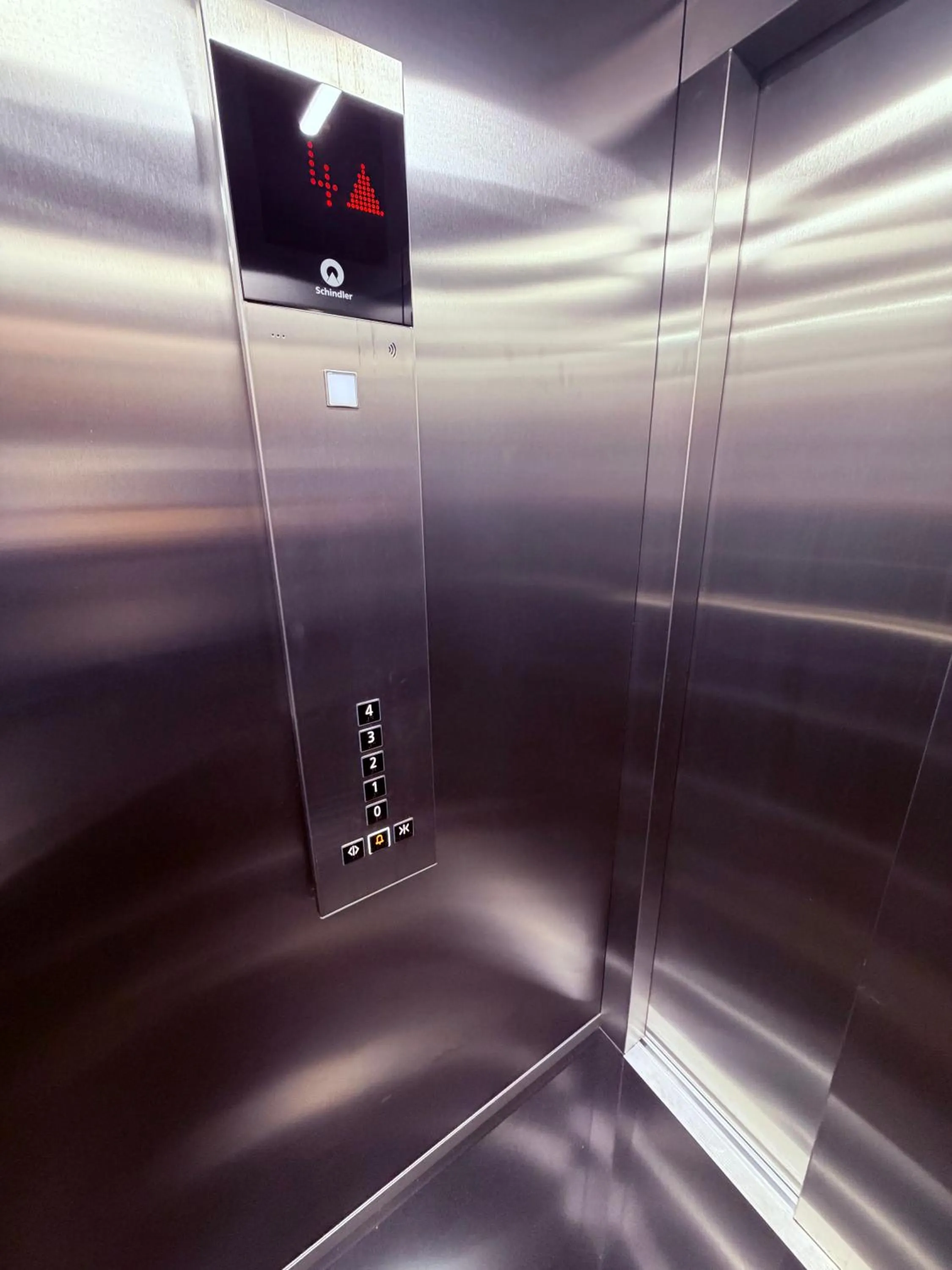 elevator in Hotel Principe