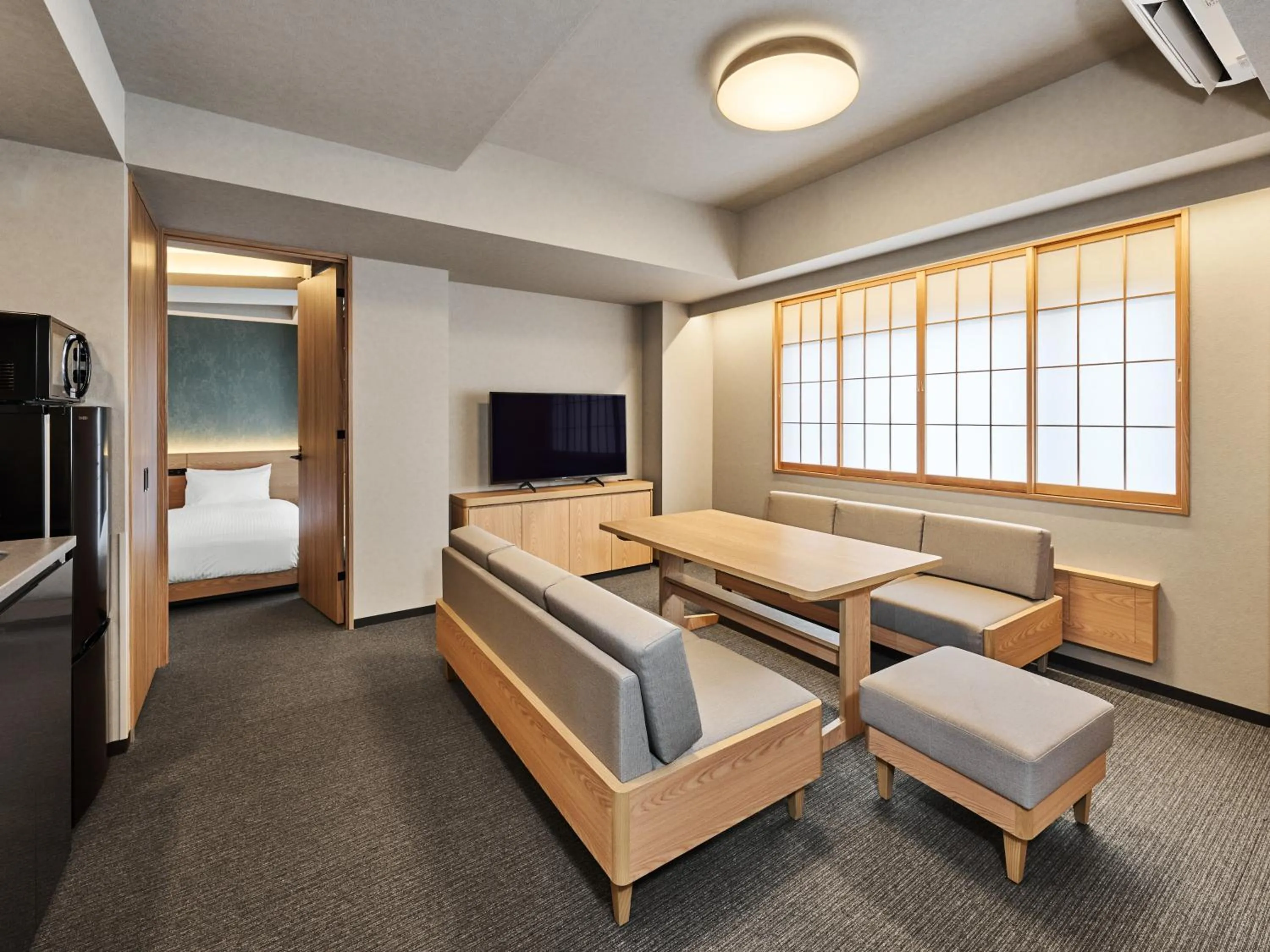 Photo of the whole room, Bed in MIMARU SUITES Tokyo Nihombashi