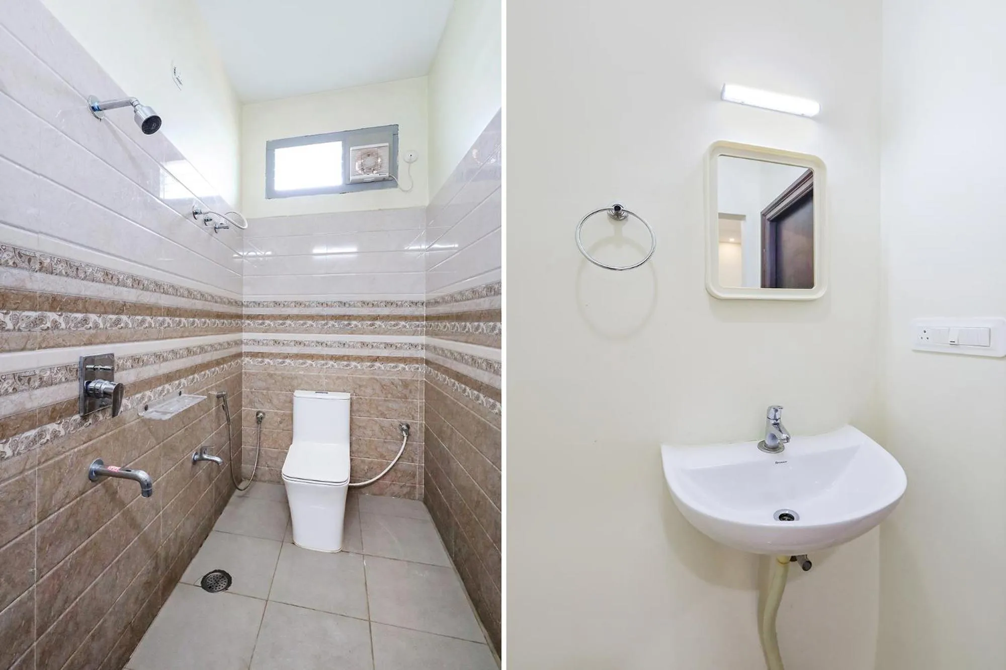 Bathroom in FabHotel Karthikeya Residency - Tirupati Bus Stand - 900m