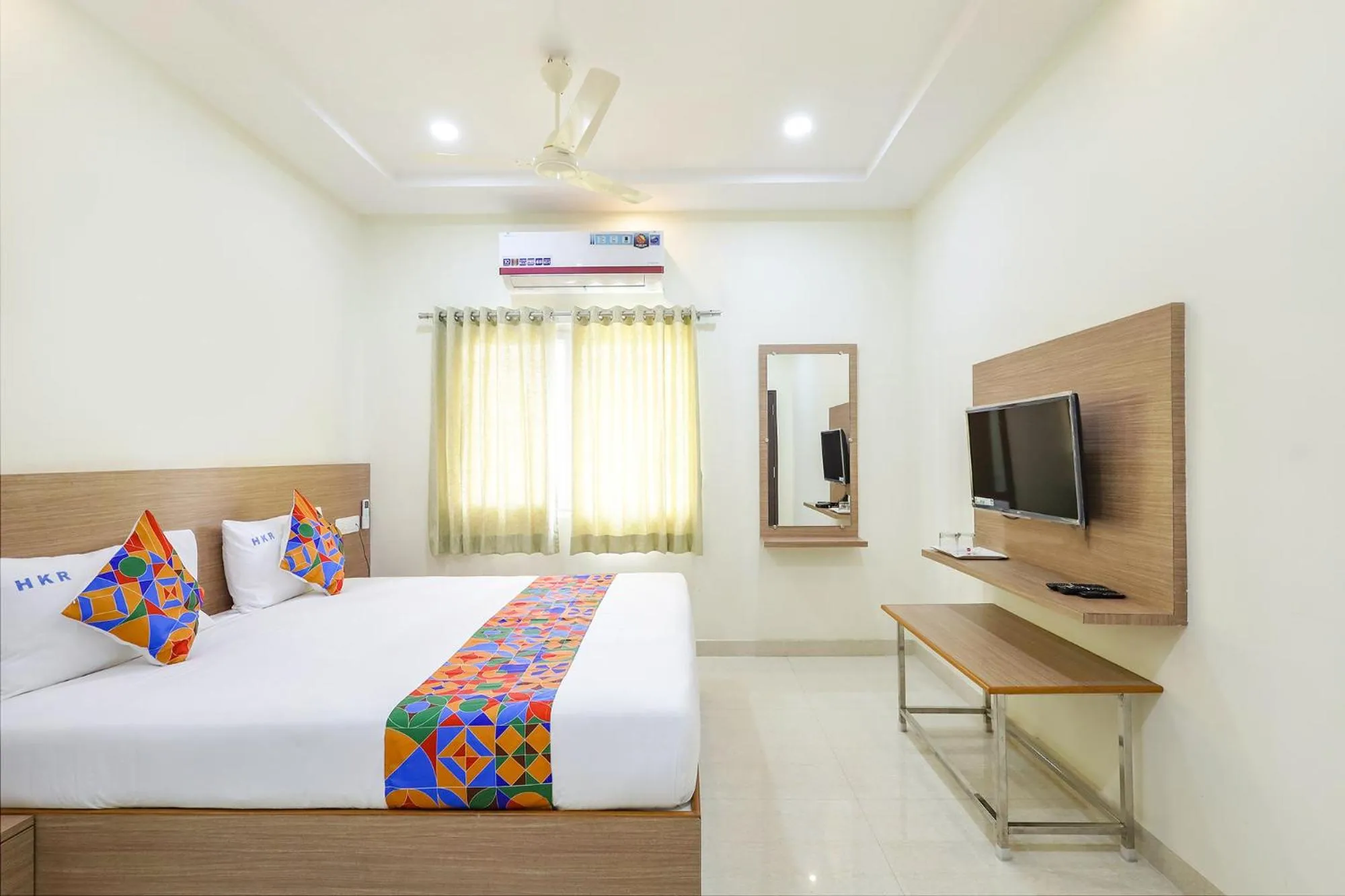 Bed in FabHotel Karthikeya Residency - Tirupati Bus Stand - 900m
