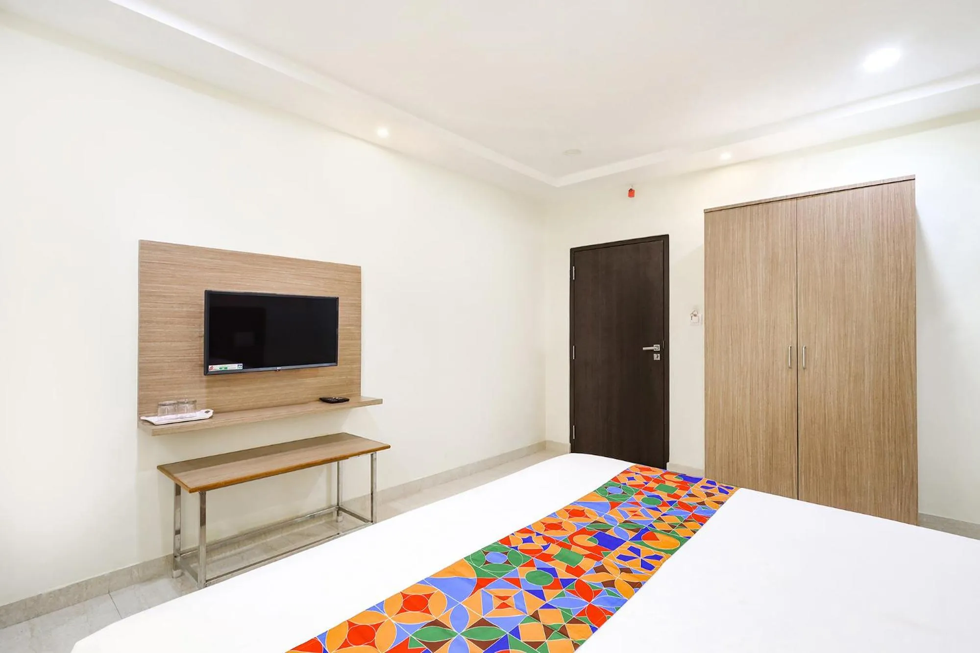 Bed in FabHotel Karthikeya Residency - Tirupati Bus Stand - 900m