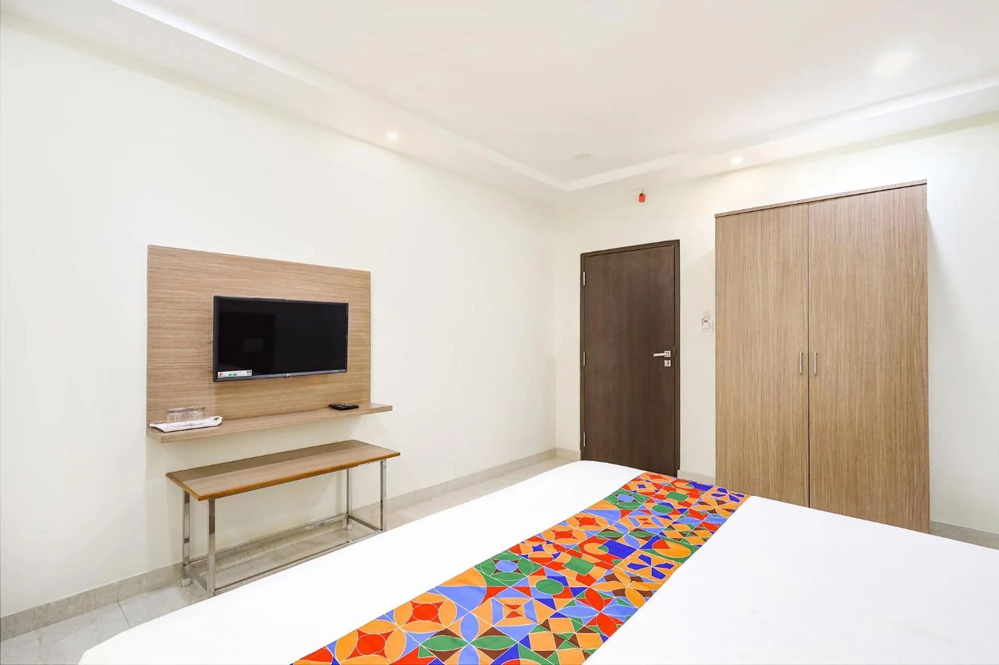 Bed in FabHotel Karthikeya Residency - Tirupati Bus Stand - 900m