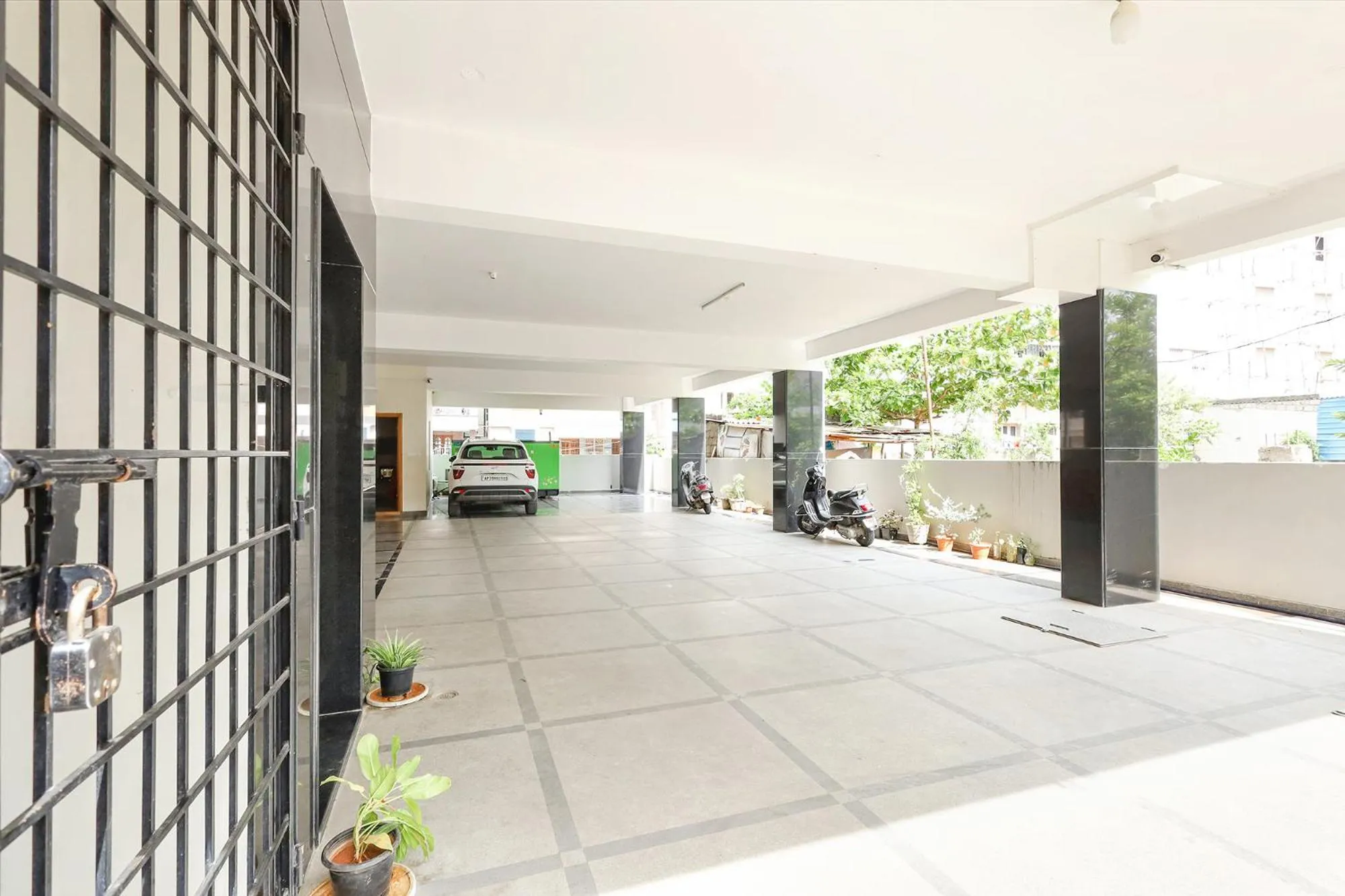 Parking in FabHotel Karthikeya Residency - Tirupati Bus Stand - 900m