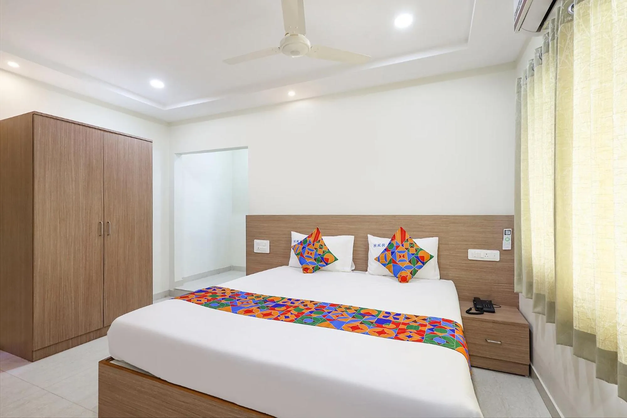 Bed in FabHotel Karthikeya Residency - Tirupati Bus Stand - 900m