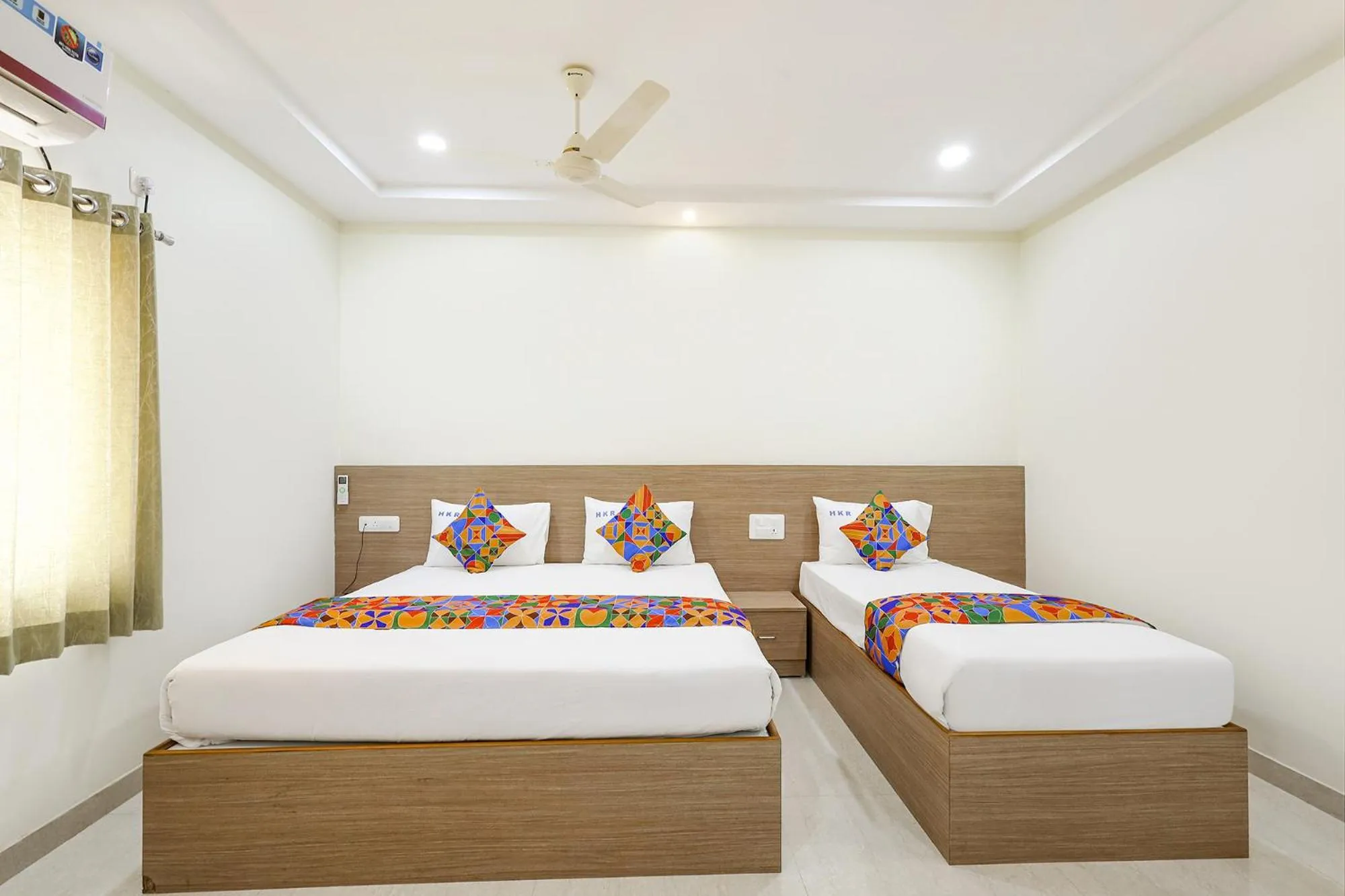 Bed in FabHotel Karthikeya Residency - Tirupati Bus Stand - 900m