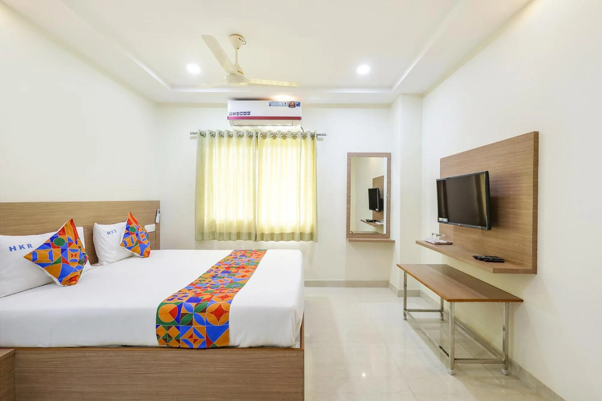 Bed in FabHotel Karthikeya Residency - Tirupati Bus Stand - 900m