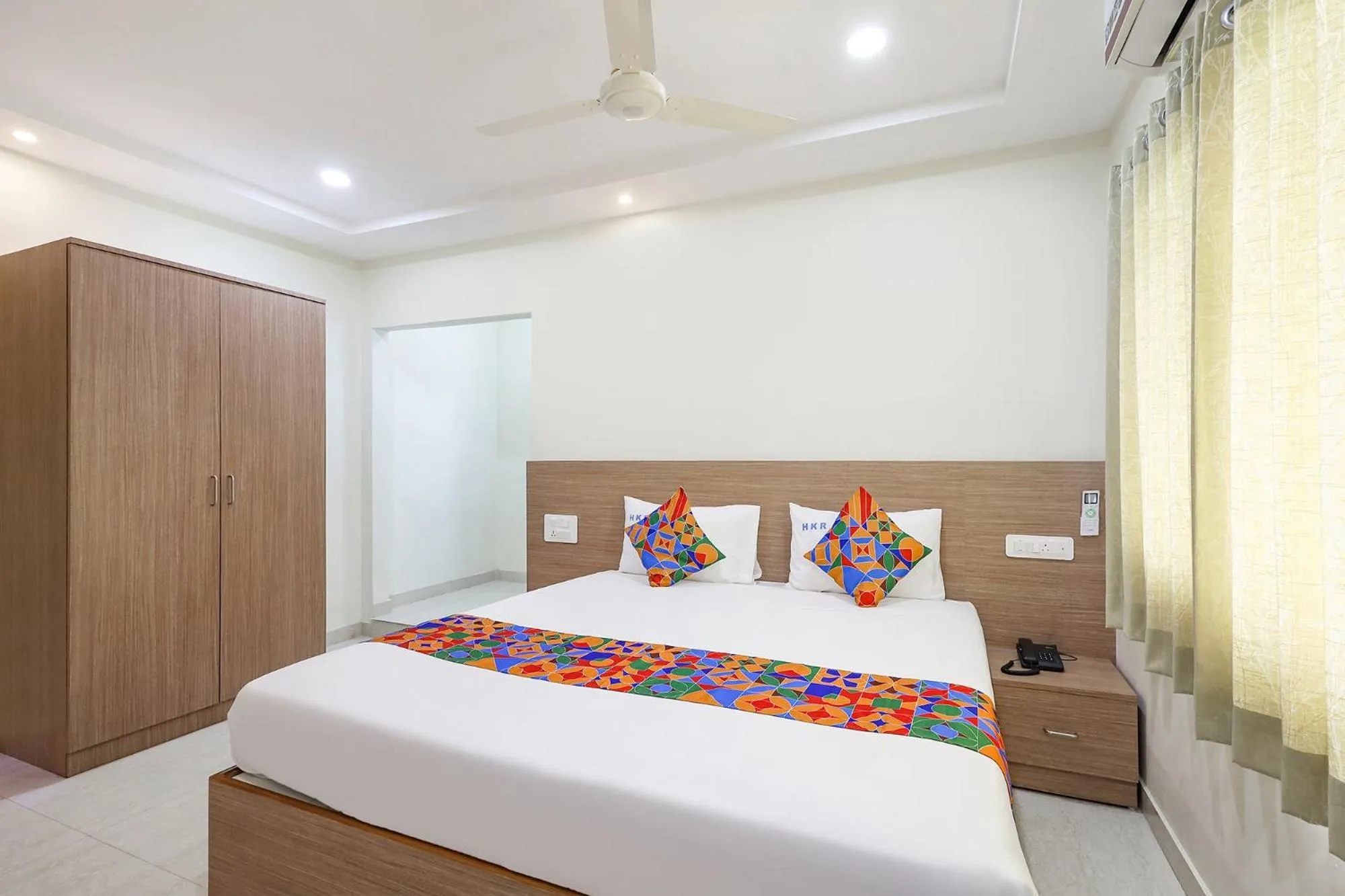 Bed in FabHotel Karthikeya Residency - Tirupati Bus Stand - 900m