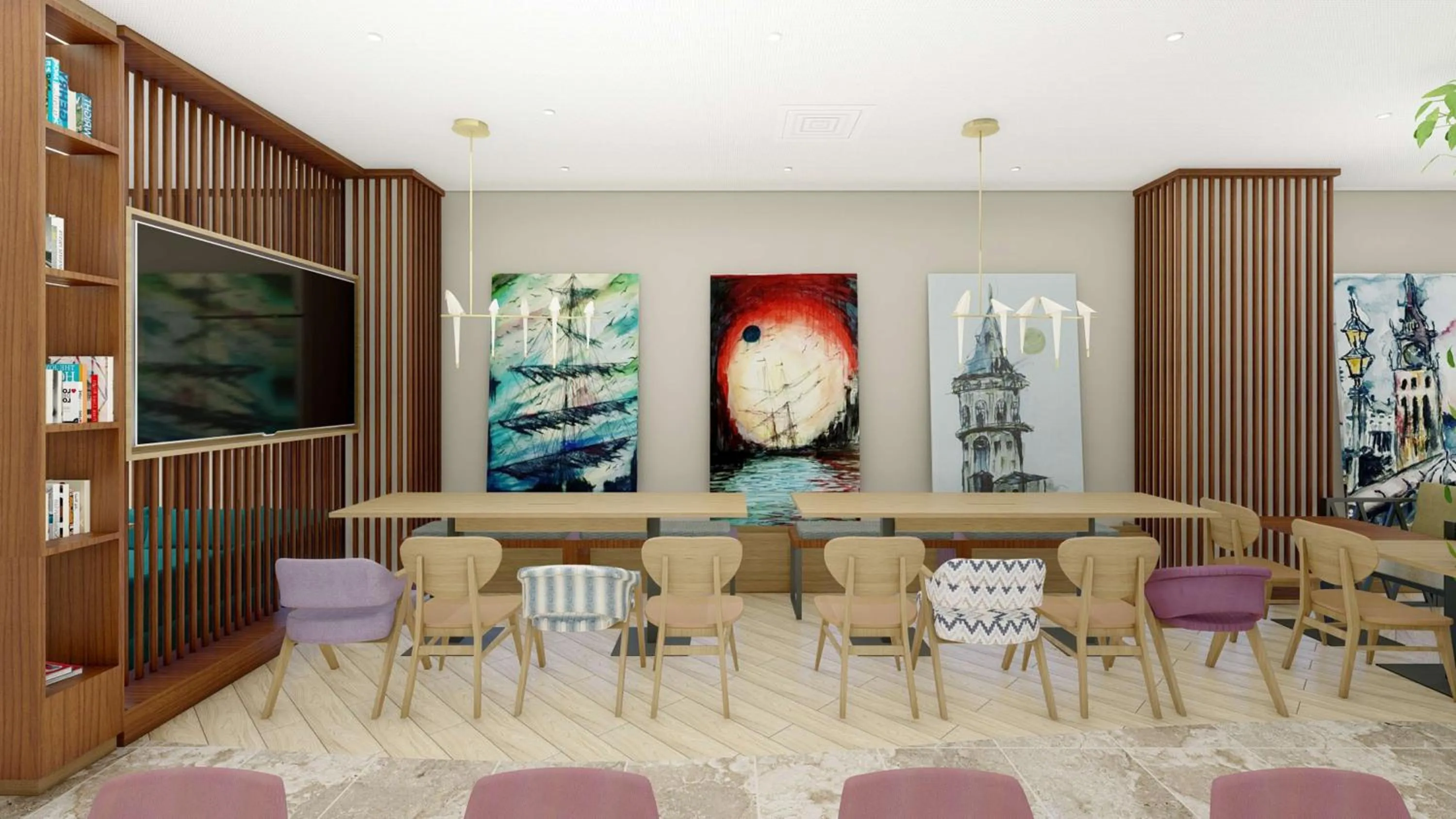 Dining area in Hampton By Hilton Istanbul Airport, Arnavutkoy