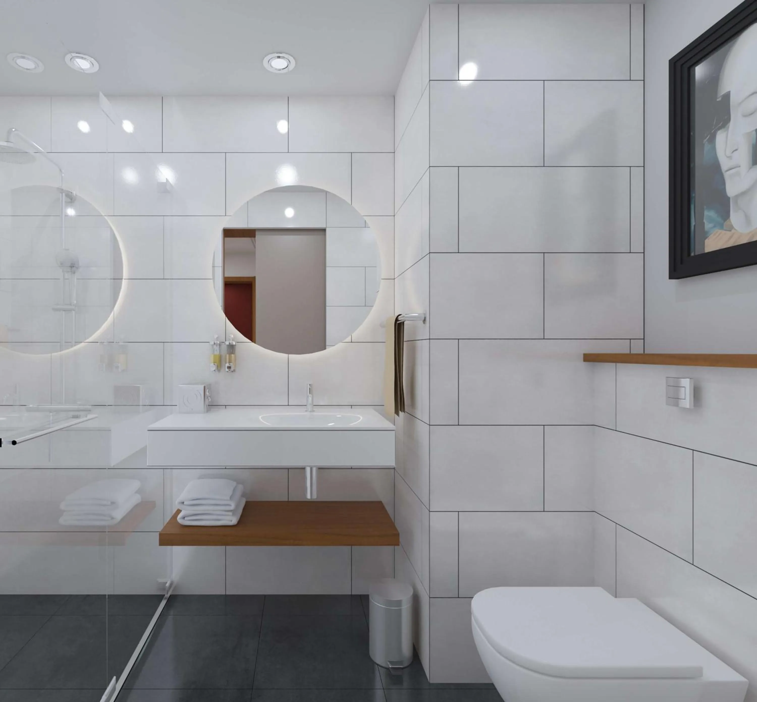 Bathroom in Hampton By Hilton Istanbul Airport, Arnavutkoy