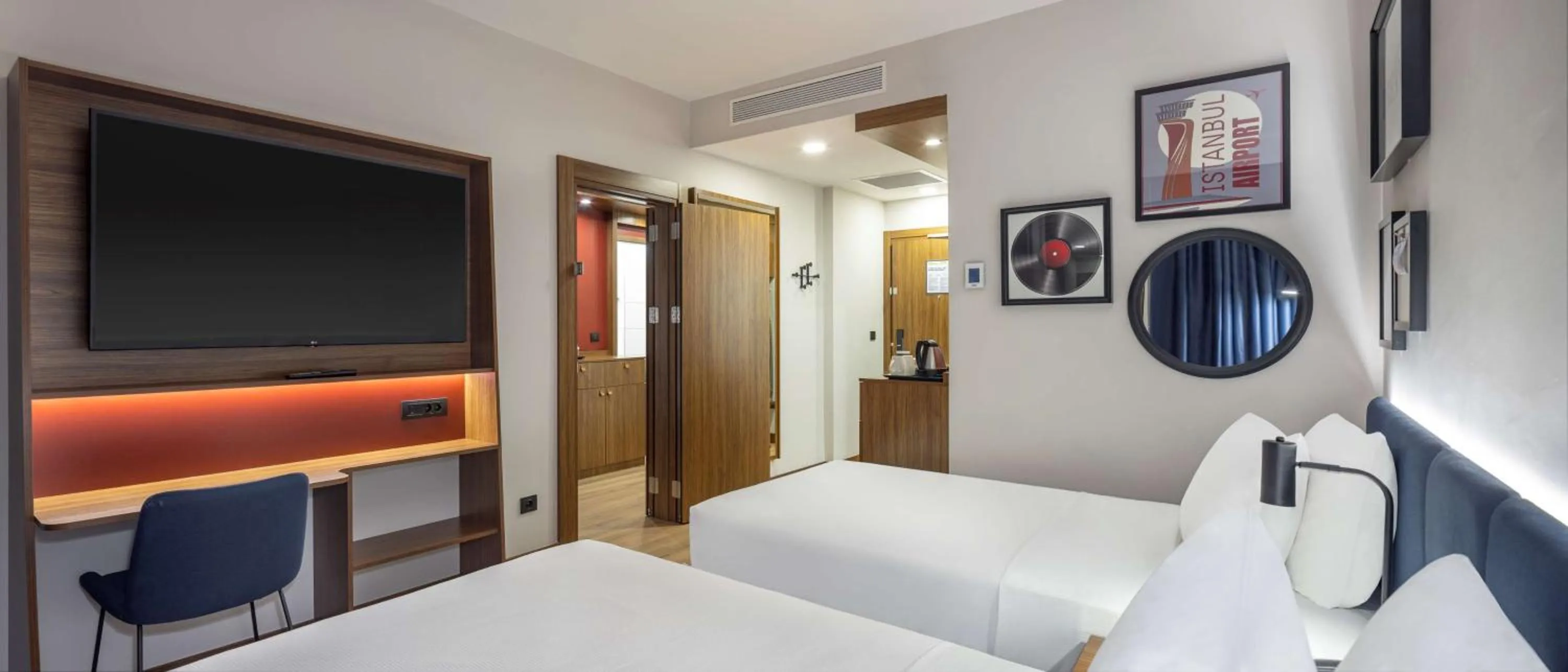 Bed in Hampton By Hilton Istanbul Airport, Arnavutkoy