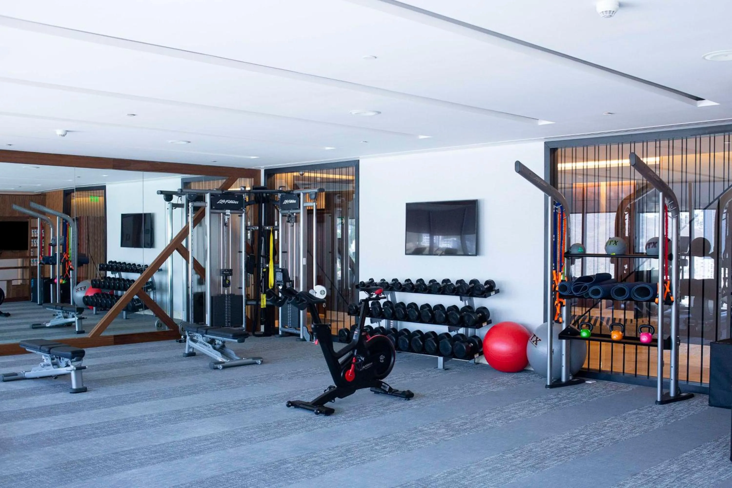 Fitness centre/facilities in Hilton Monterrey Valle