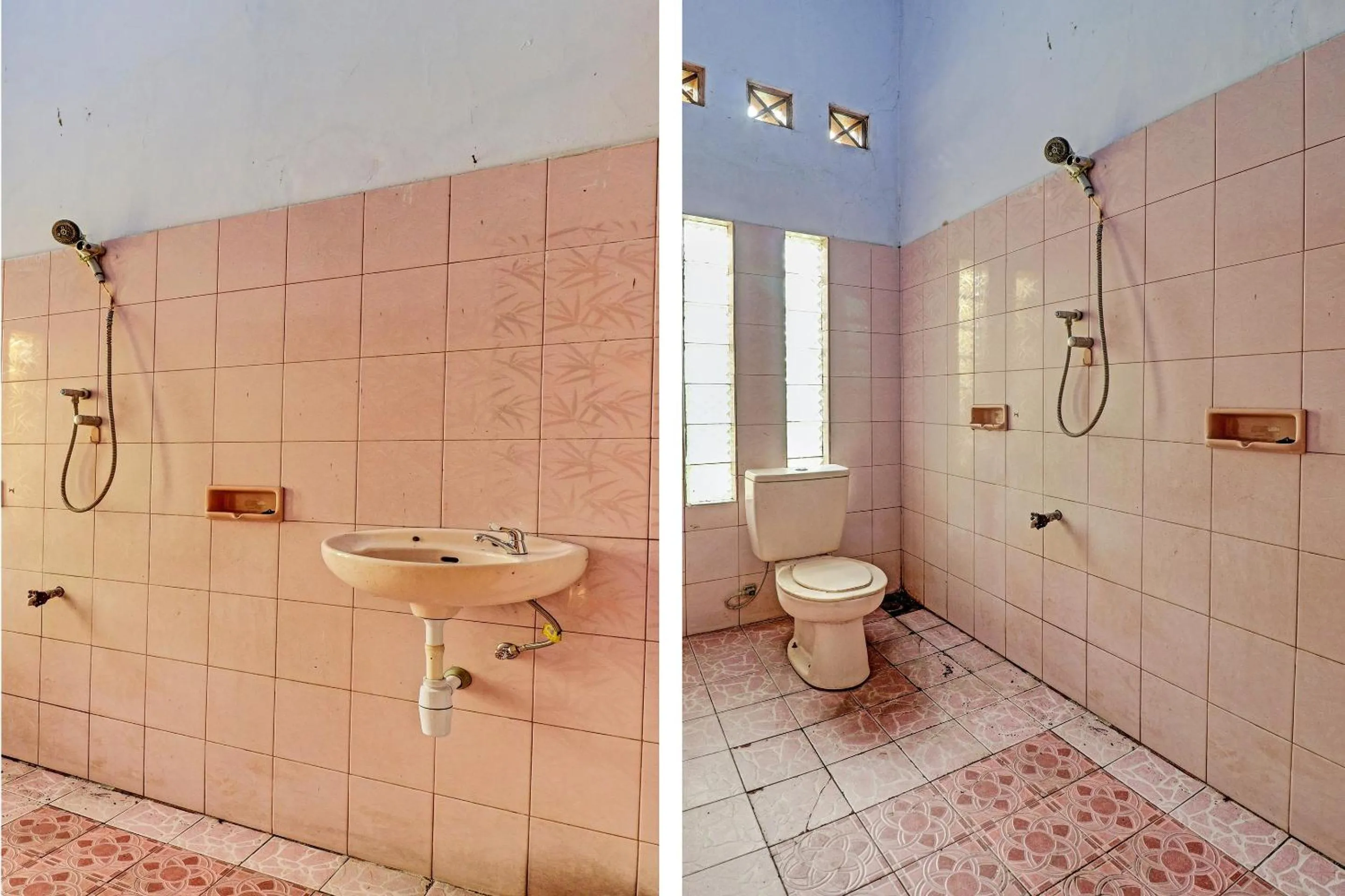 Bathroom in OYO Life 91478 Wisma Aura Syariah