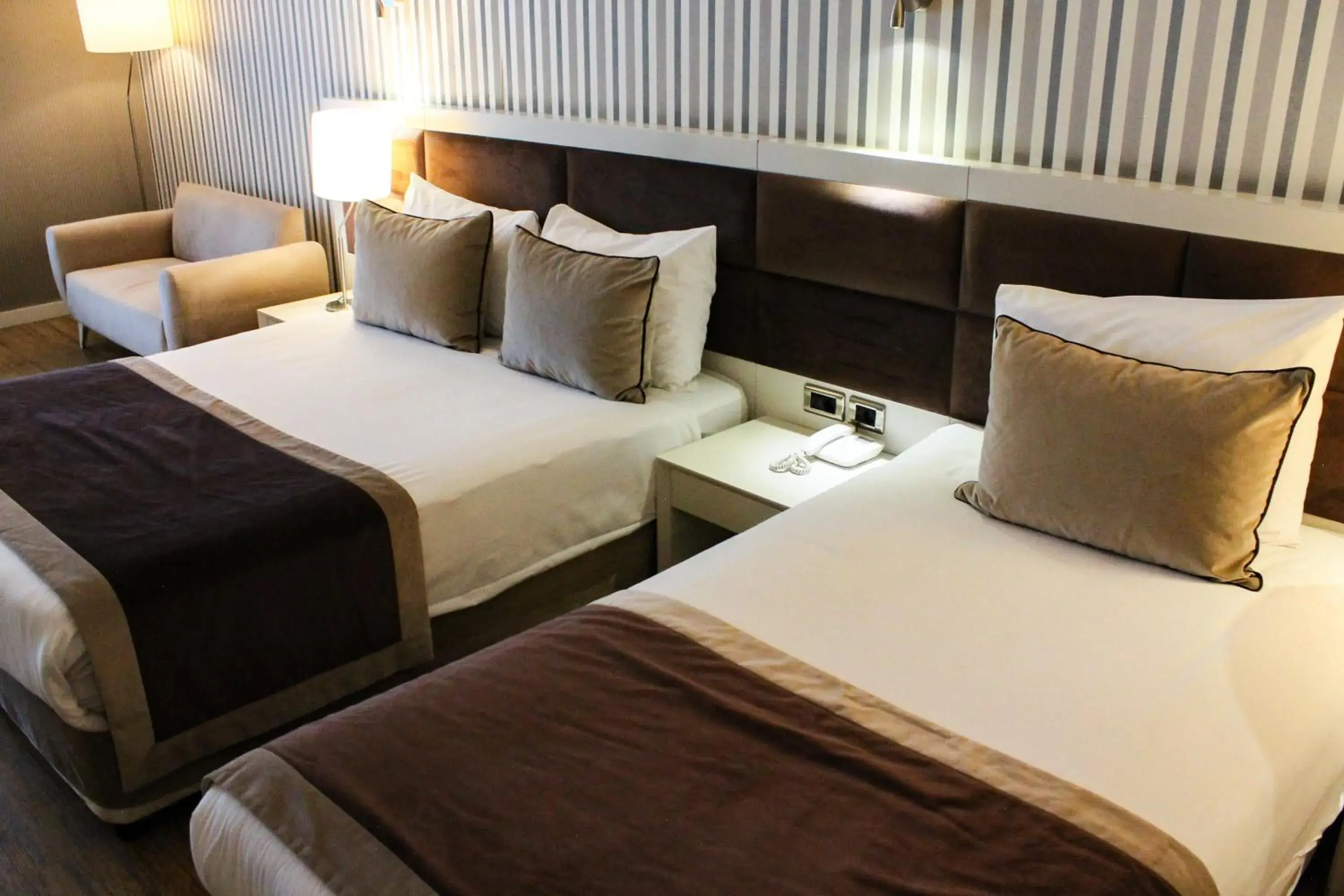 Family Triple Room with City View in Byotell Istanbul Family Triple Room with City View in Byotell Istanbul