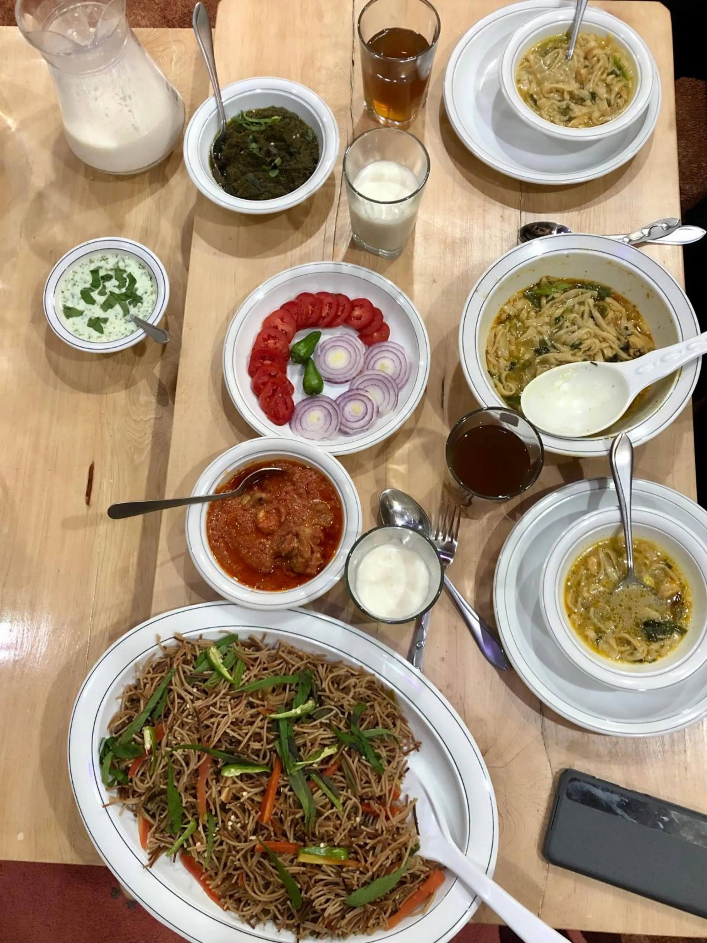 Food and drinks in North Palace Khaplu