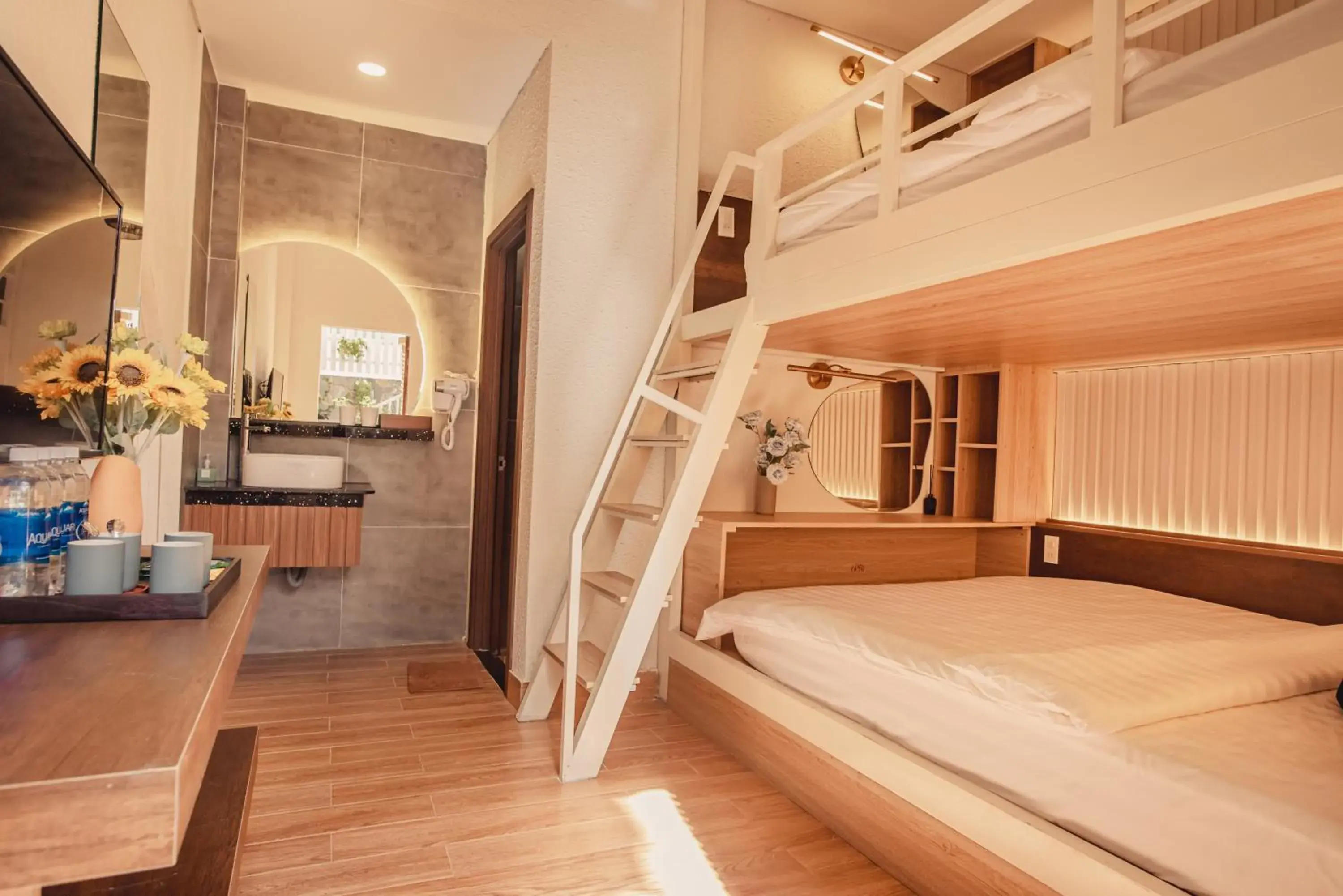 Economy Triple Room in Villa Hoa Da Economy Triple Room in Villa Hoa Da