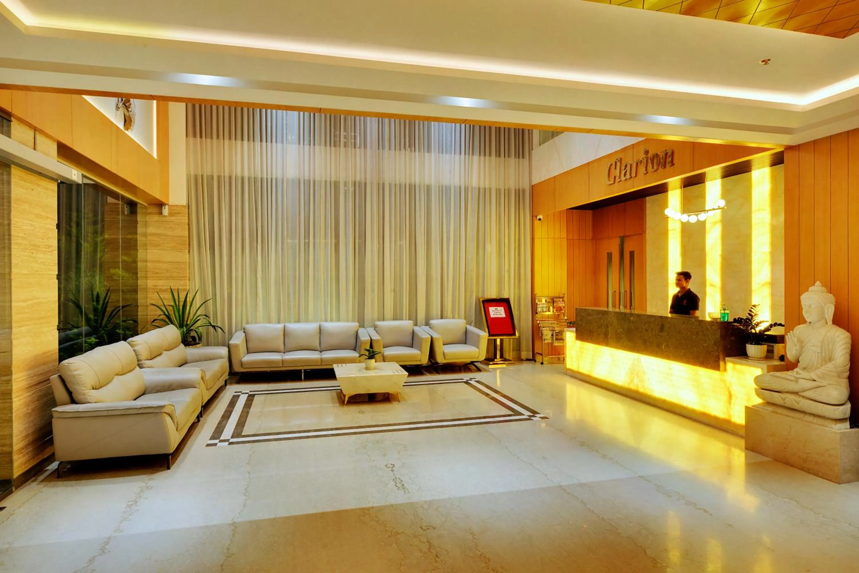 Lobby or reception in Clarion Hotel Bangalore