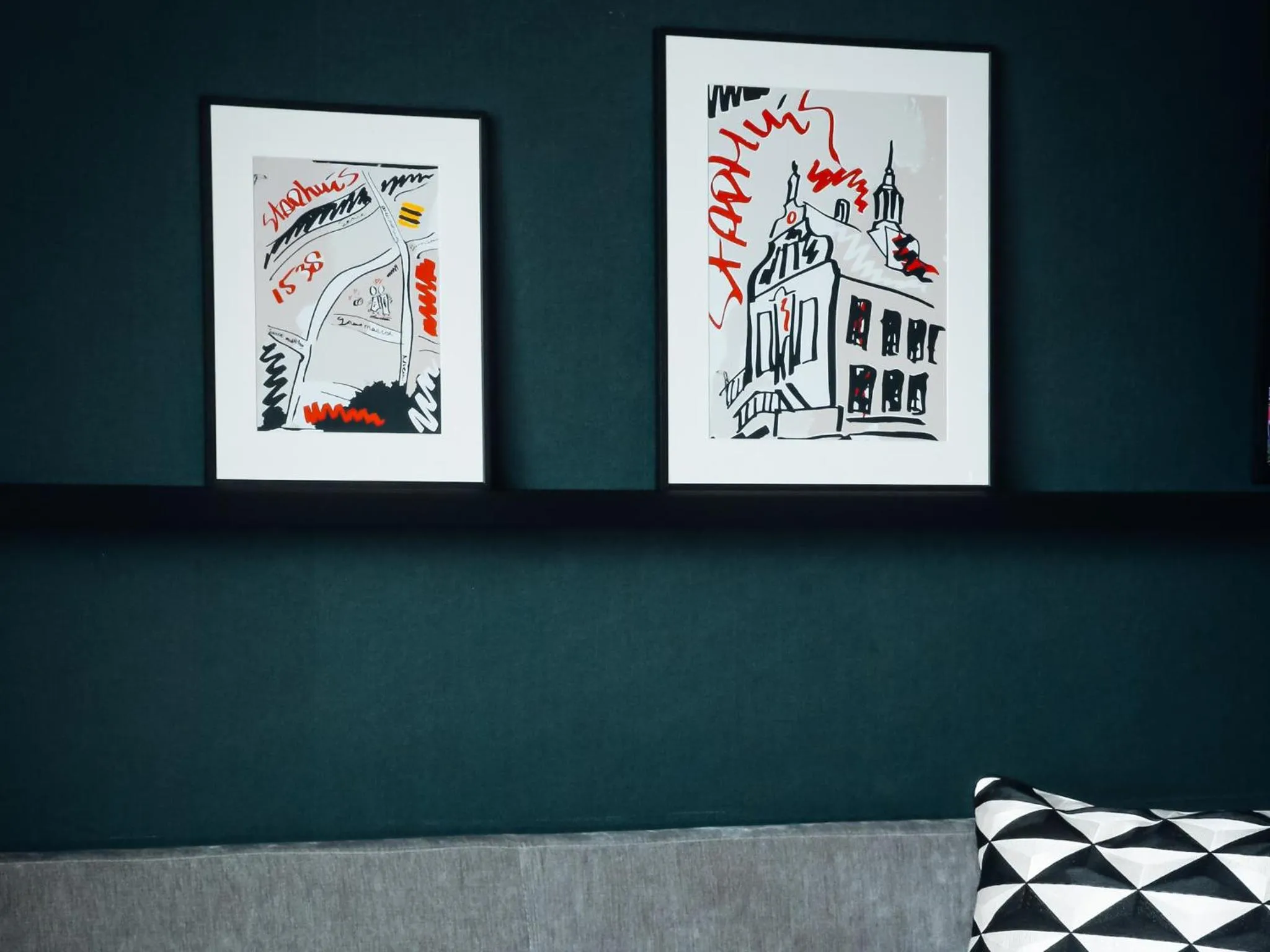 Decorative detail in Van der Valk Hotel Schiedam