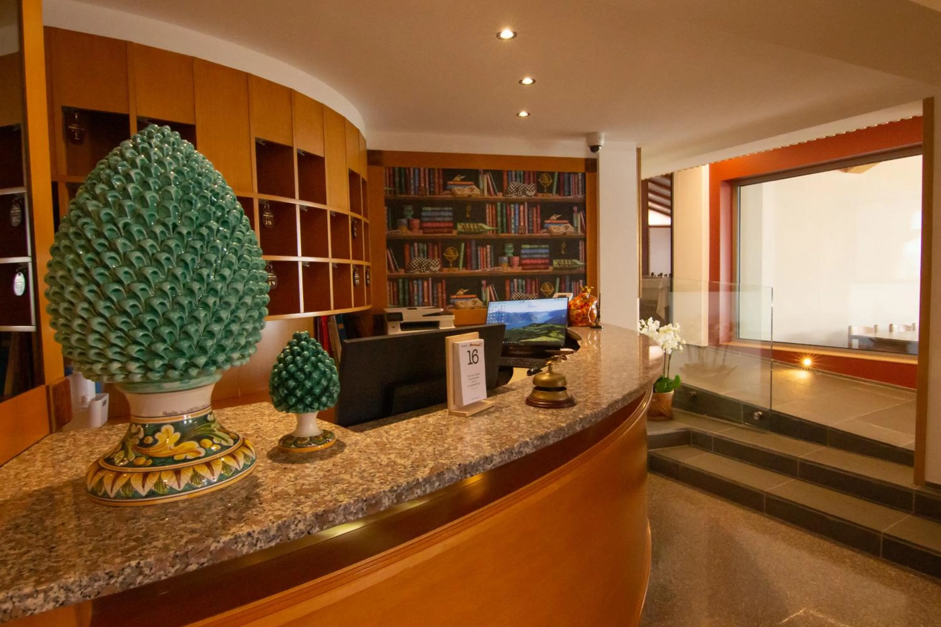 Lobby or reception in Hotel Miralago