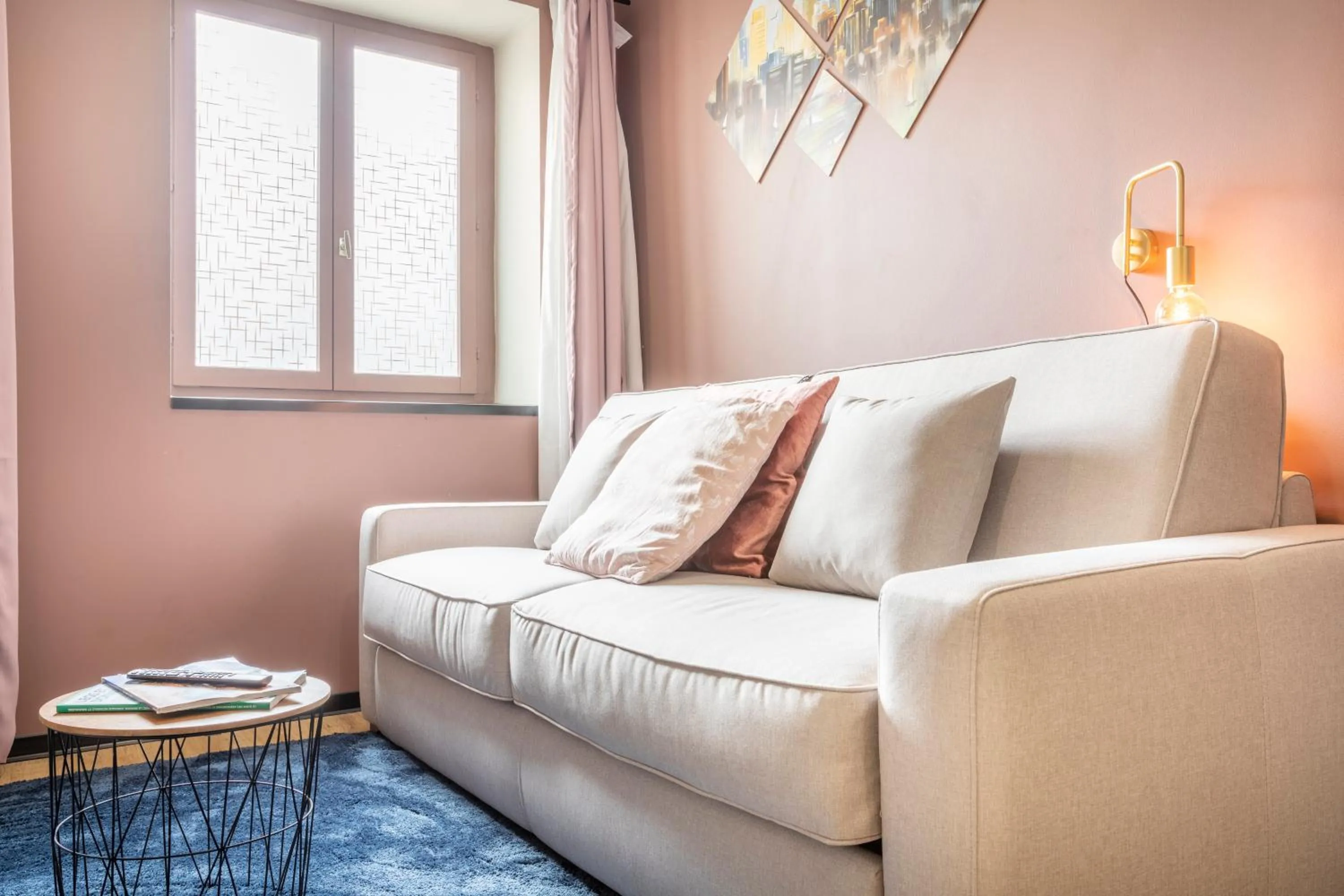 Living room in ADIRA Résid'Marseille Vieux-port 2 étoiles