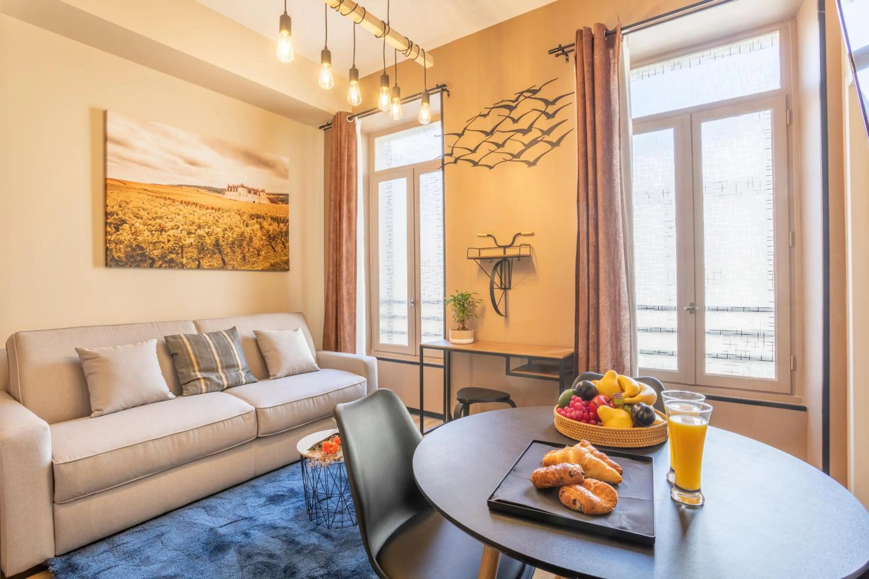 Living room in ADIRA Résid'Marseille Vieux-port 2 étoiles