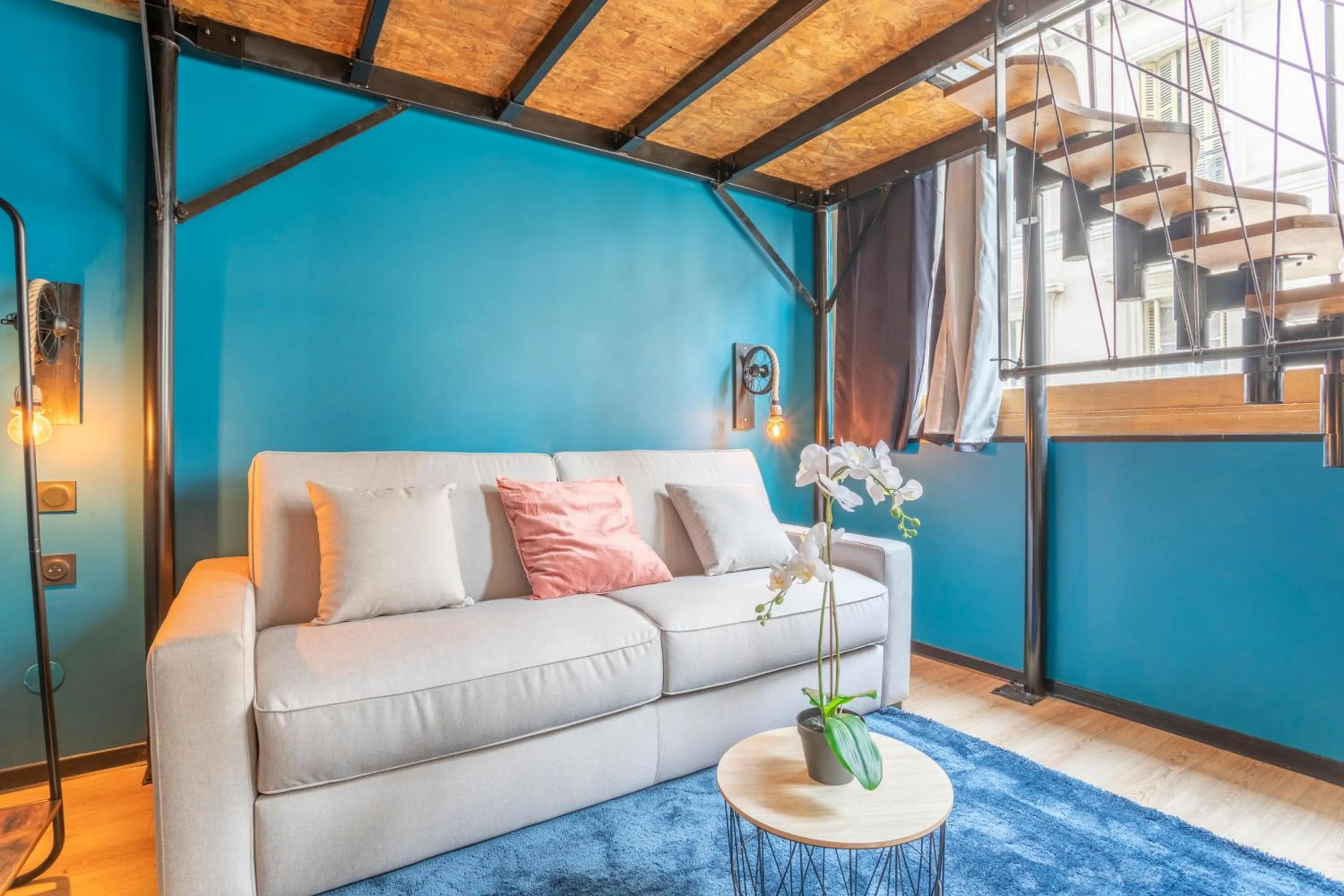 Living room in ADIRA Résid'Marseille Vieux-port 2 étoiles