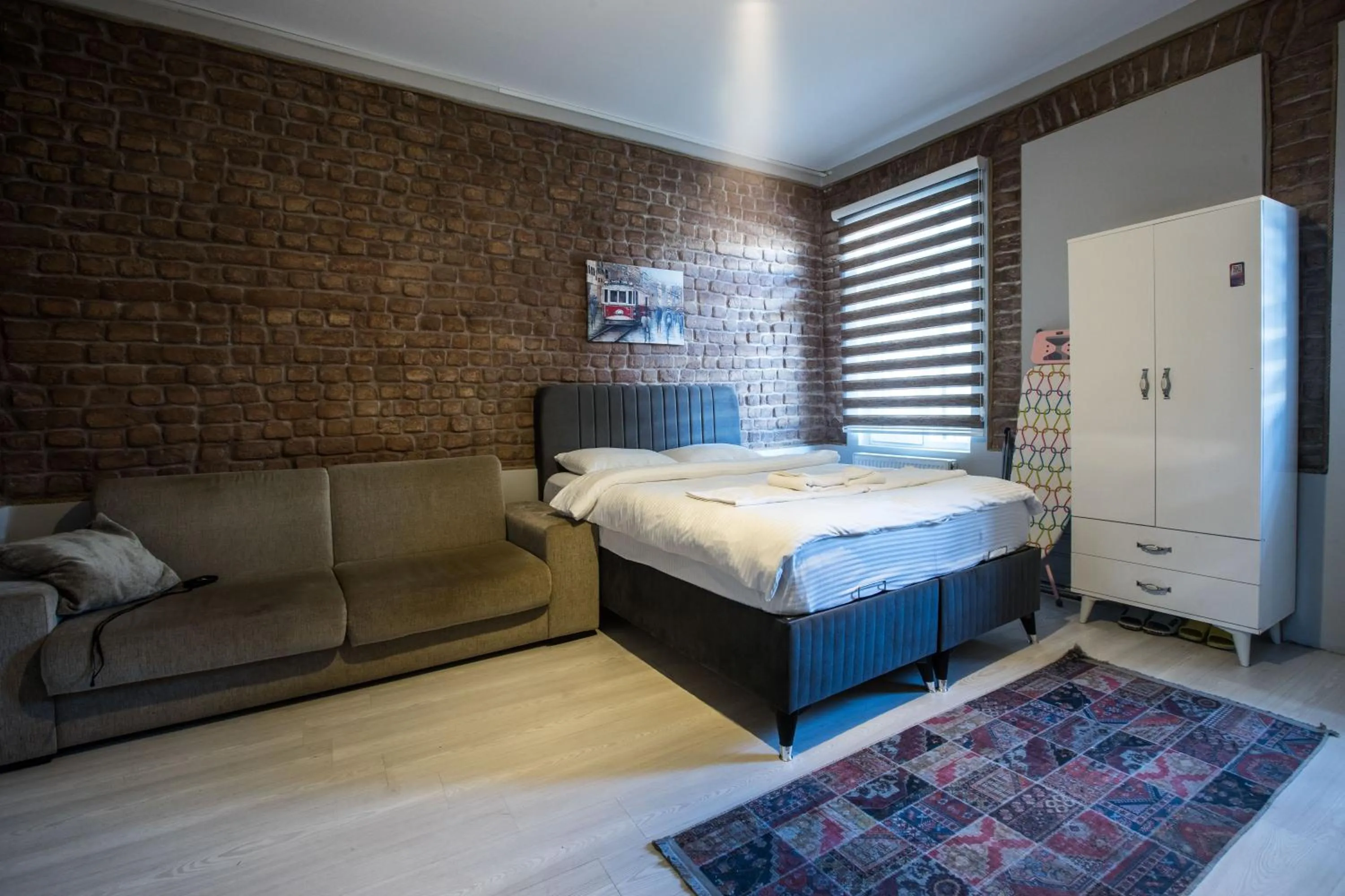 Bed in Zelya Istanbul Flats