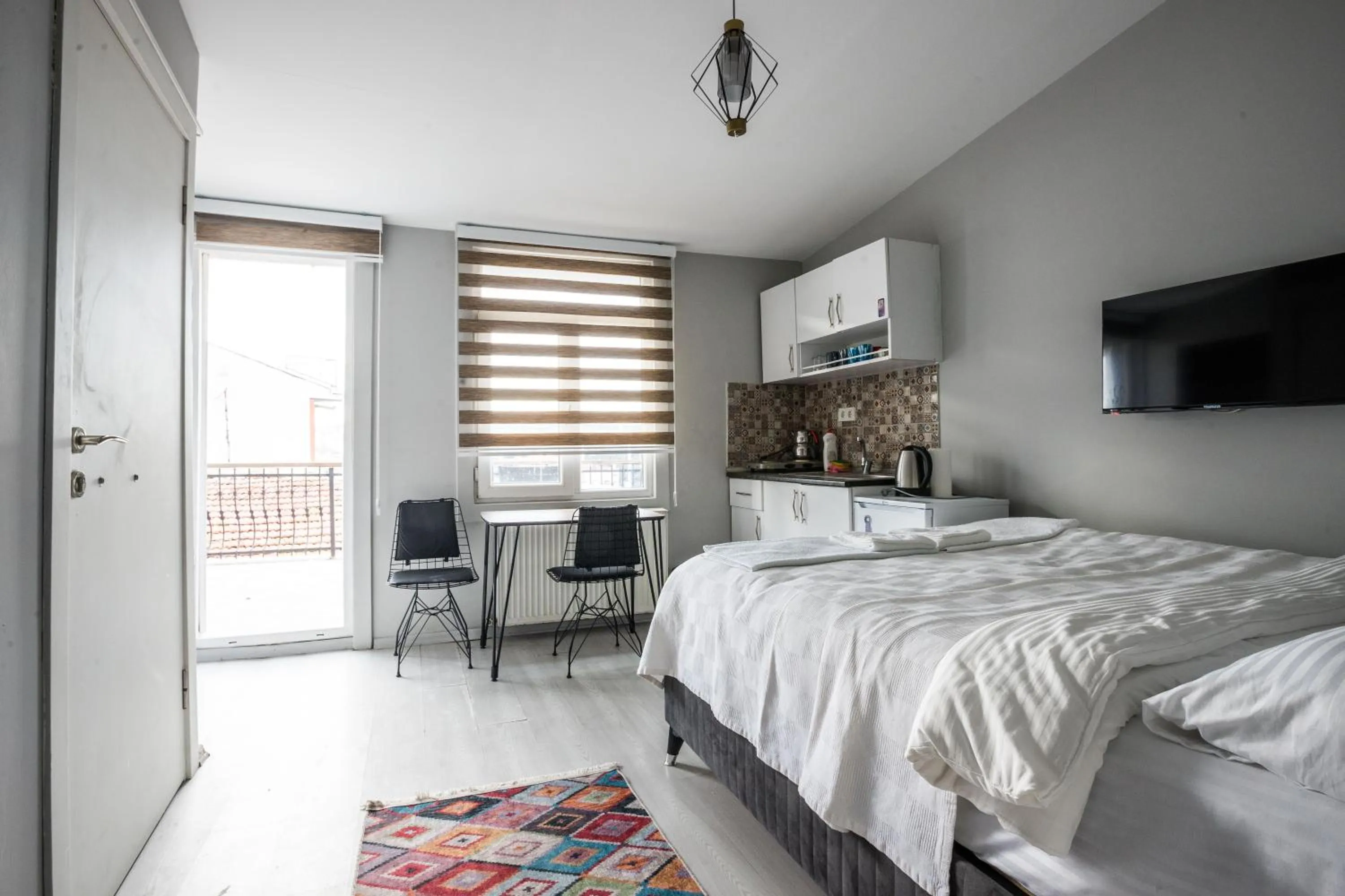 Bed in Zelya Istanbul Flats