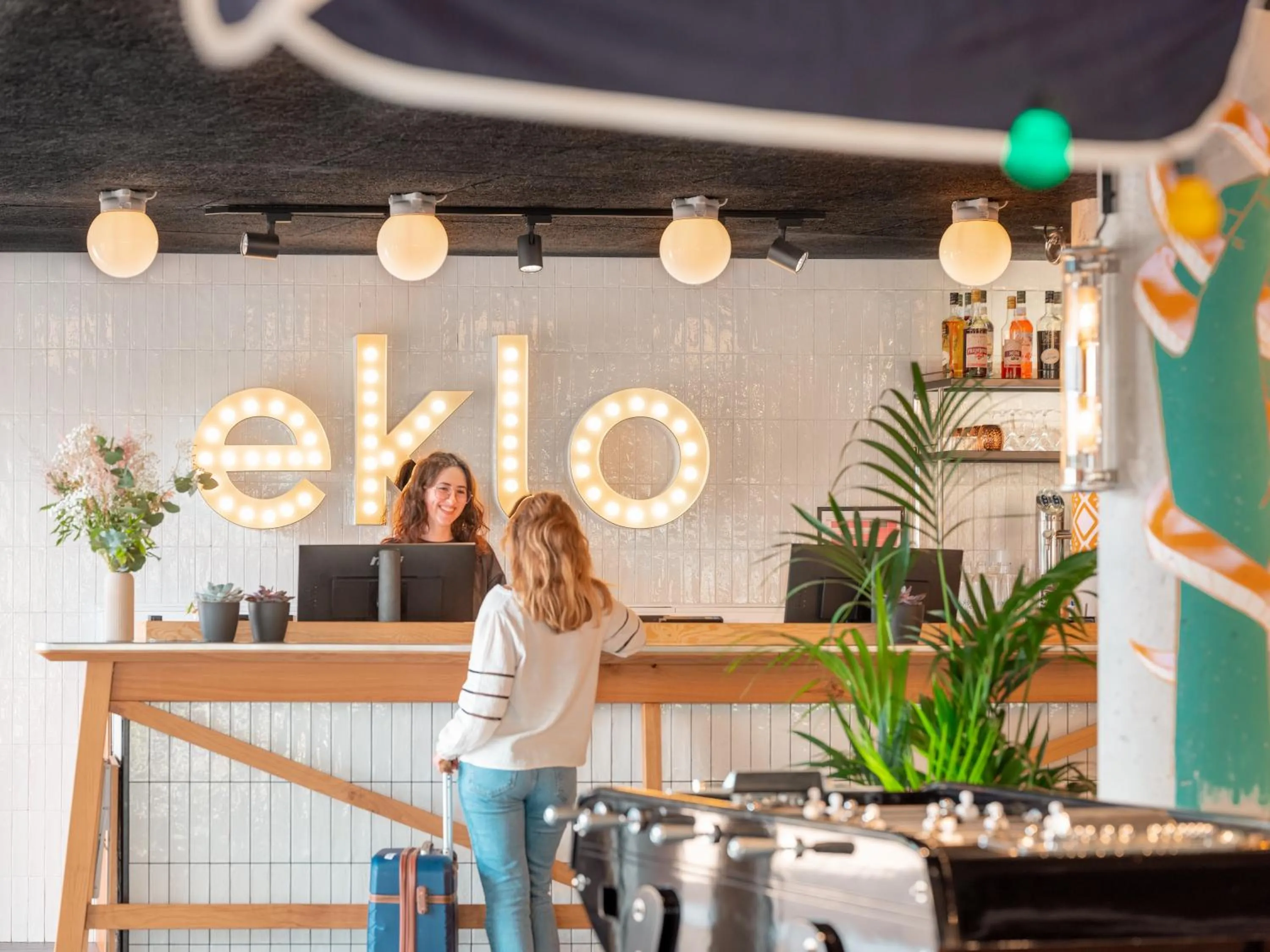 People in Eklo Hotels Paris Roissy CDG Airport