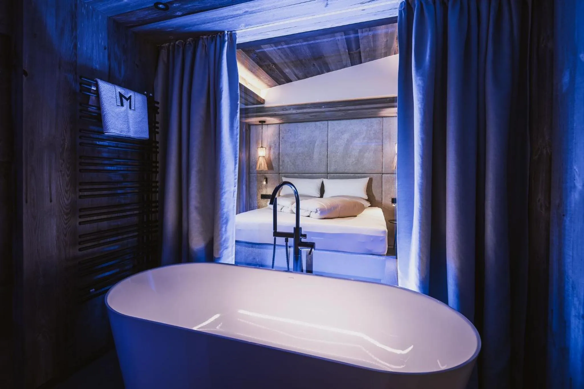 Bathroom, Bed in Margarethenstein Boutique Hotel