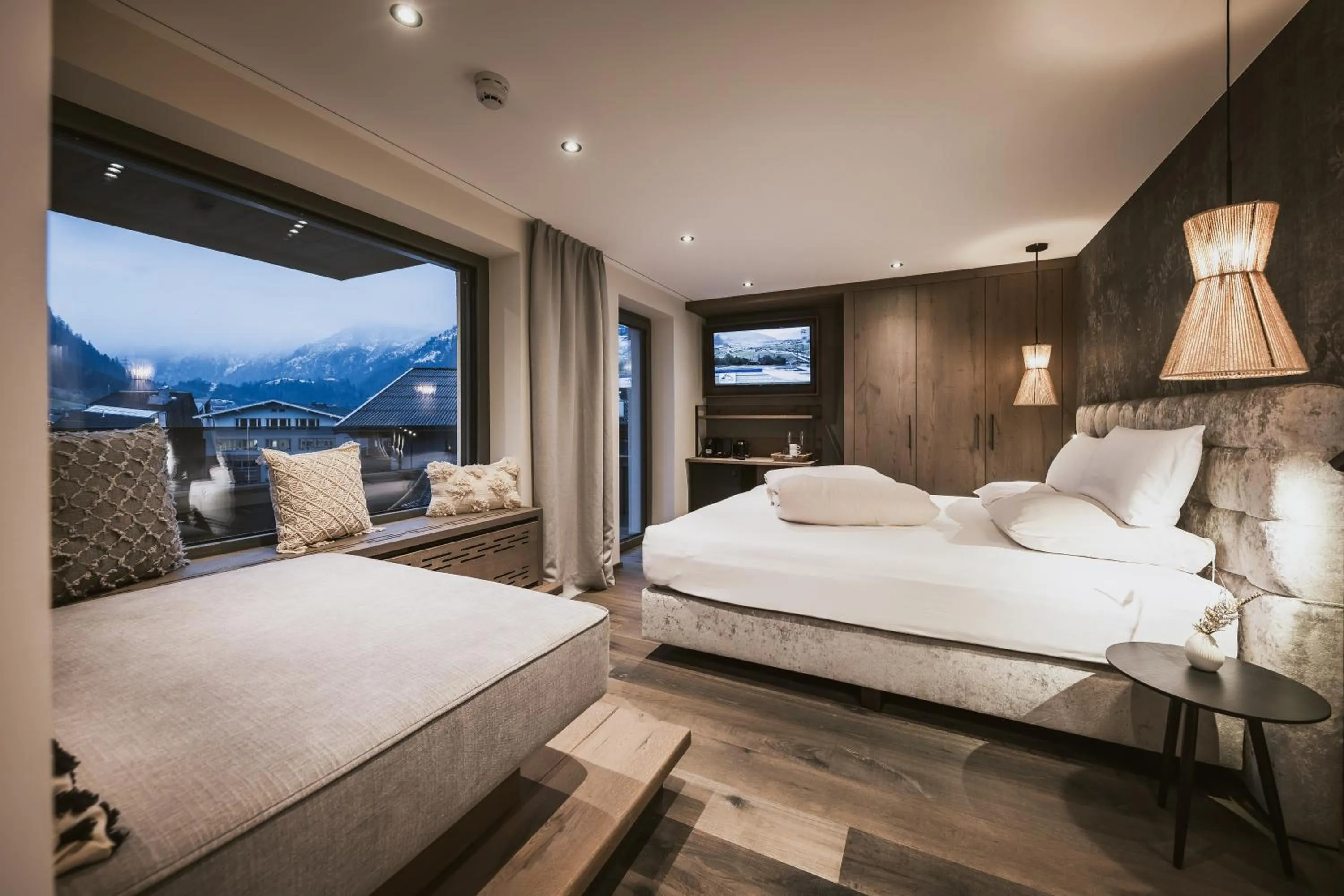 Photo of the whole room, Bed in Margarethenstein Boutique Hotel