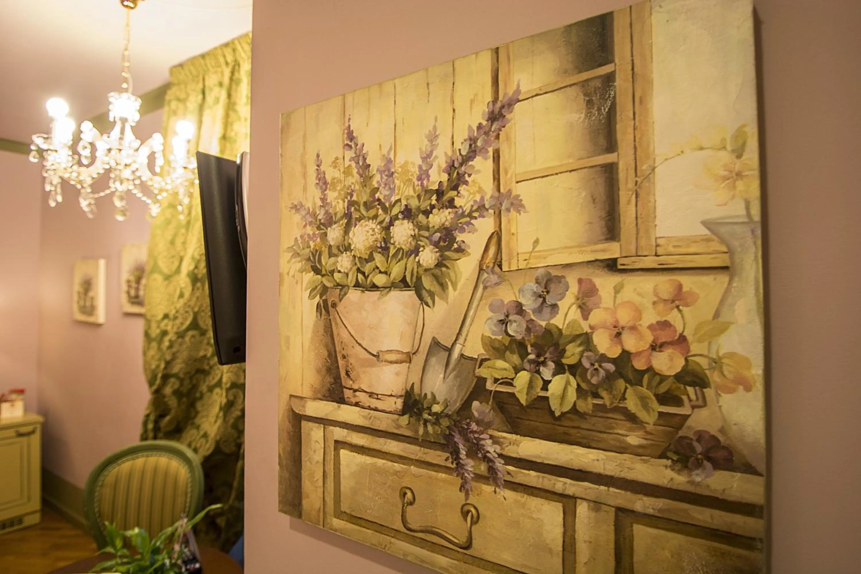 Decorative detail in San Luca Palace