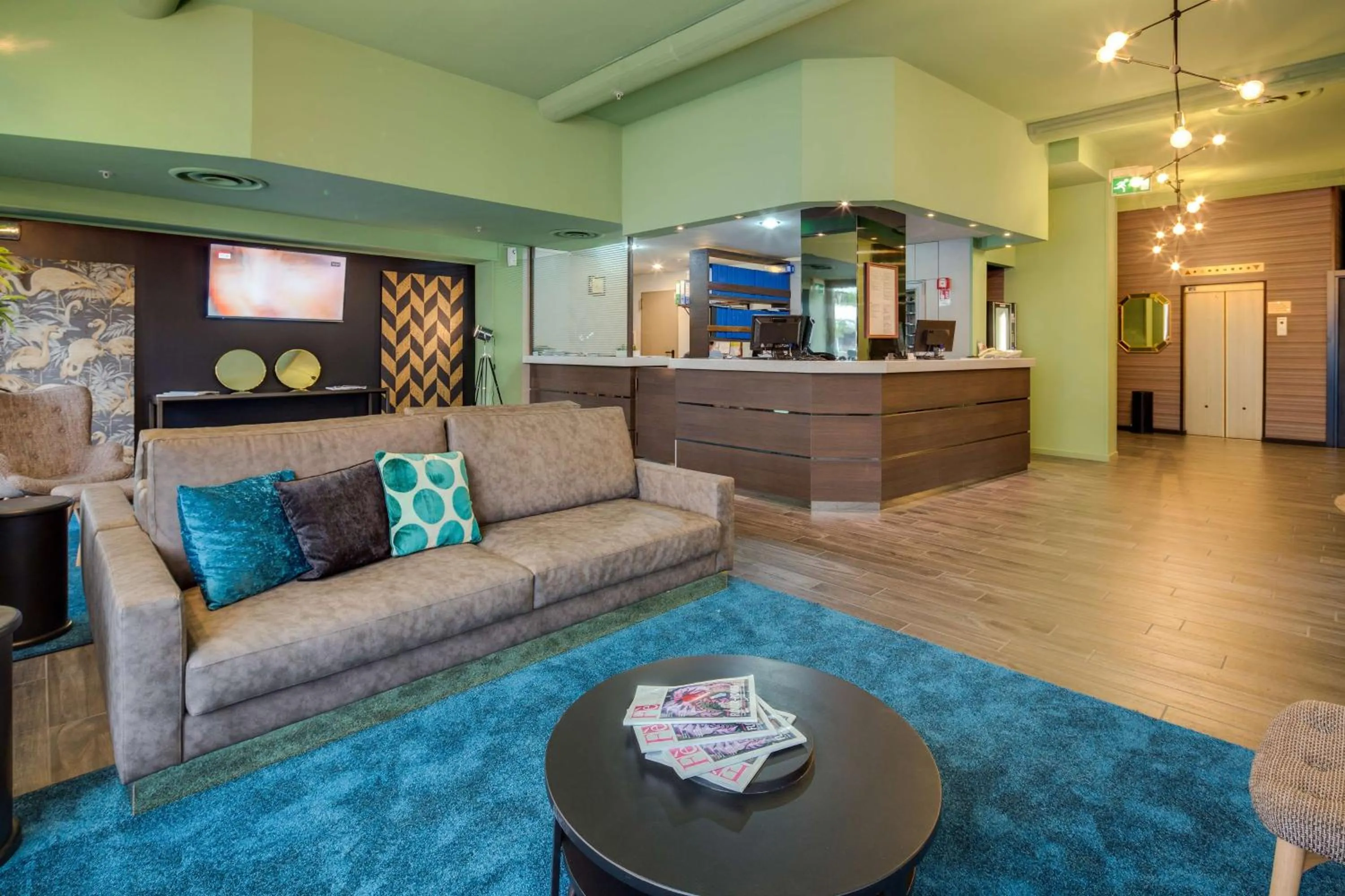 Lobby or reception in Best Western Plus CHC Florence